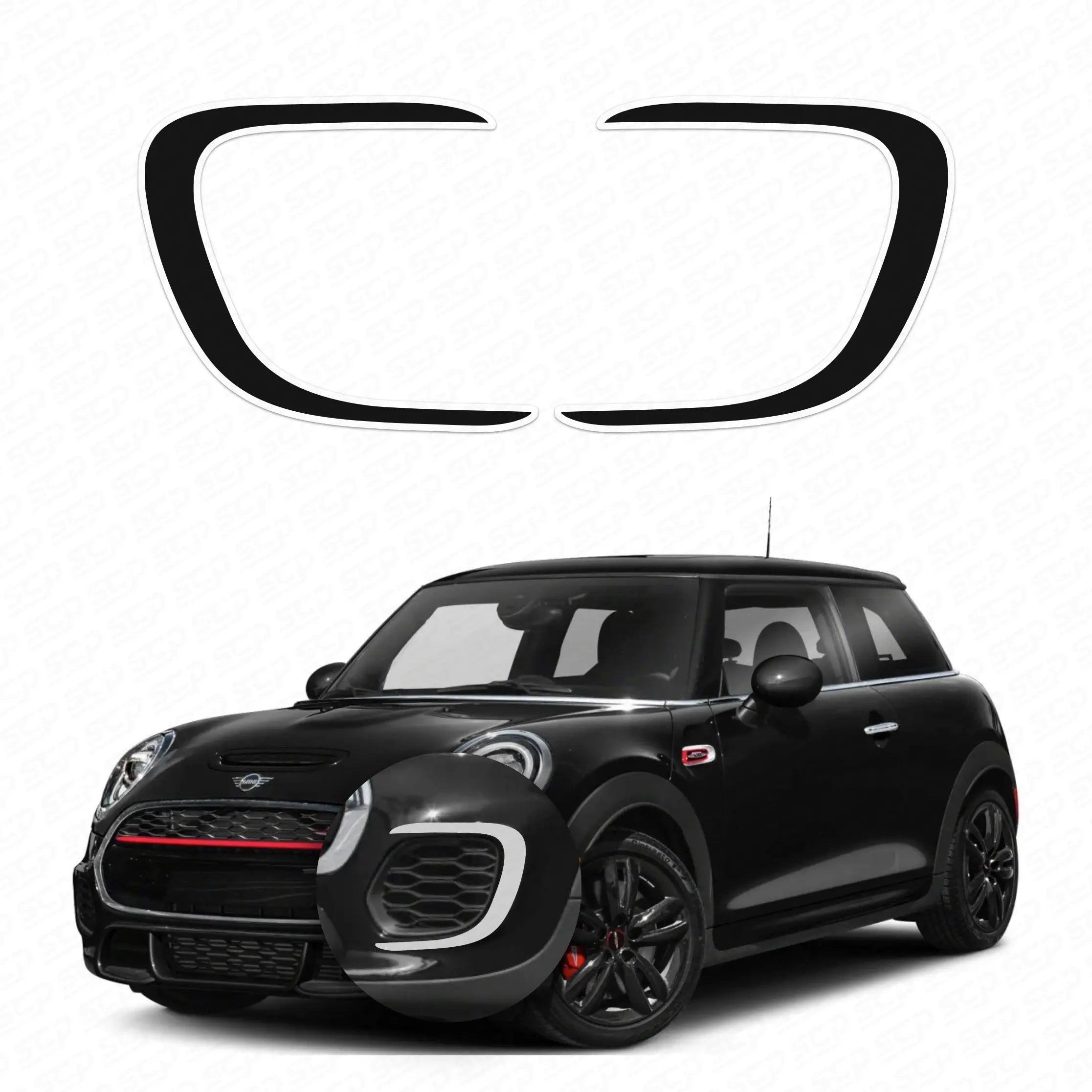 MINI F-Series JCW Challenge Front Bumper Concept Decal SCP Automotive