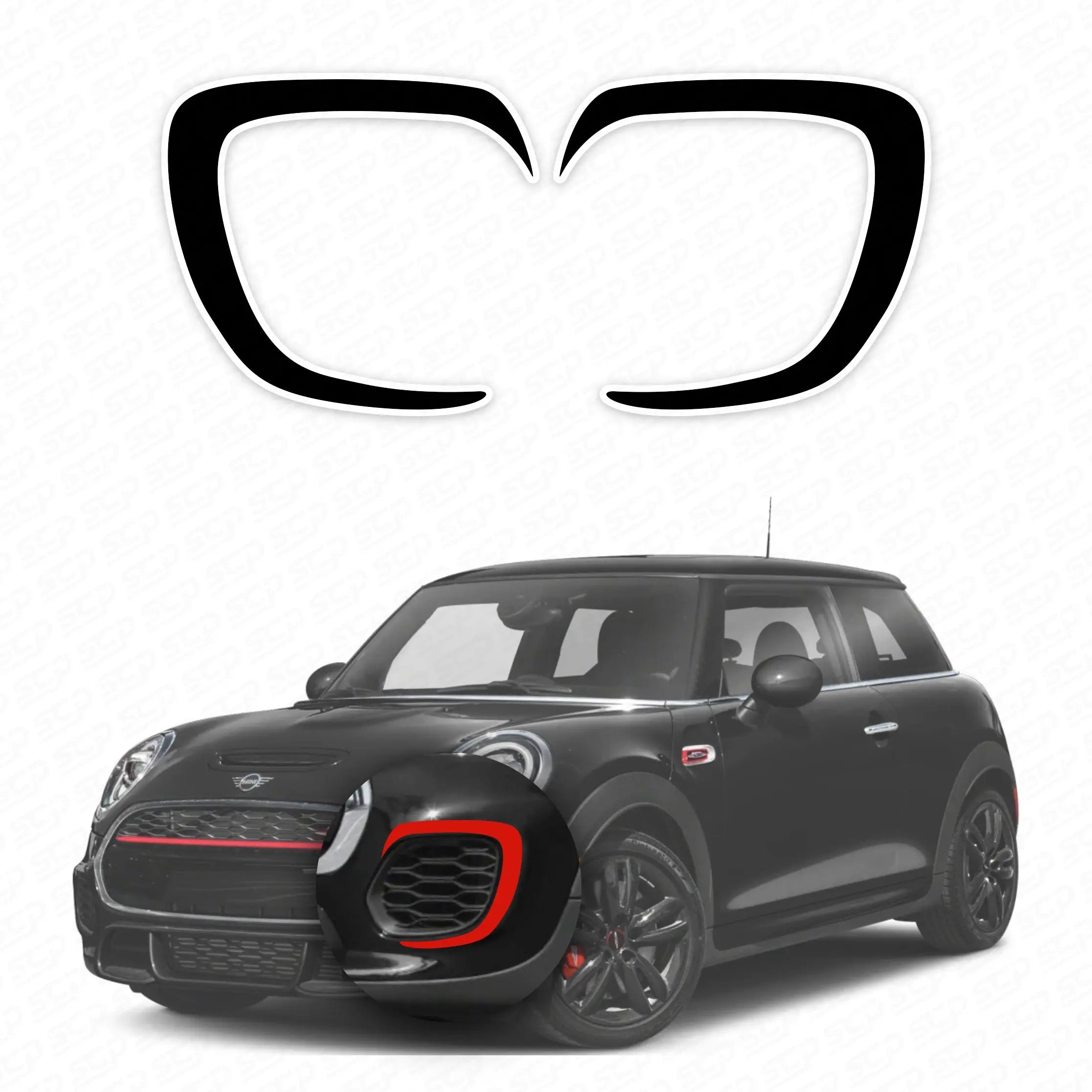 MINI F-Series JCW Front Forge Concept Decal SCP Automotive