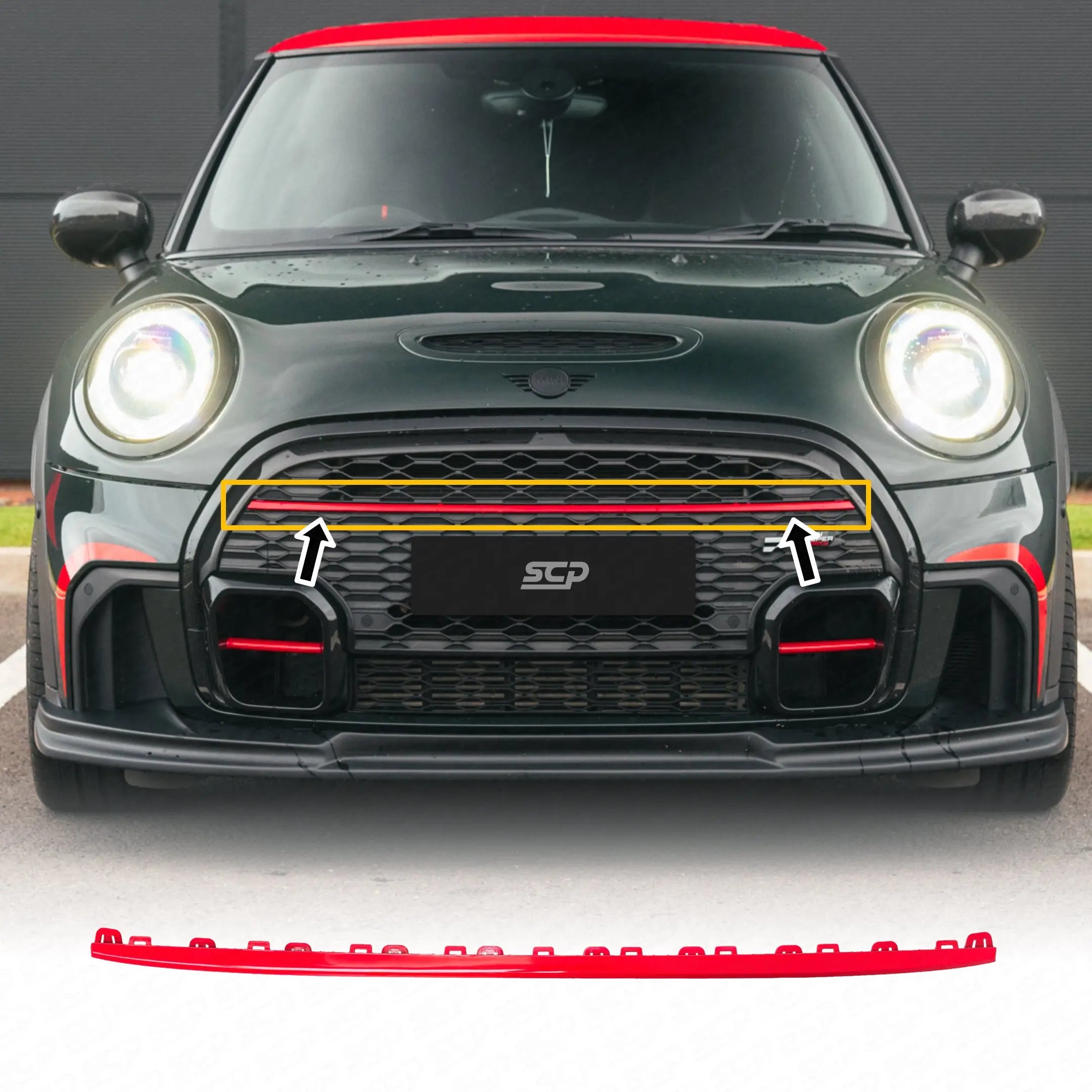 MINI F-Series LCI 2 Cooper S and JCW Grille Strip Replacement SCP Automotive
