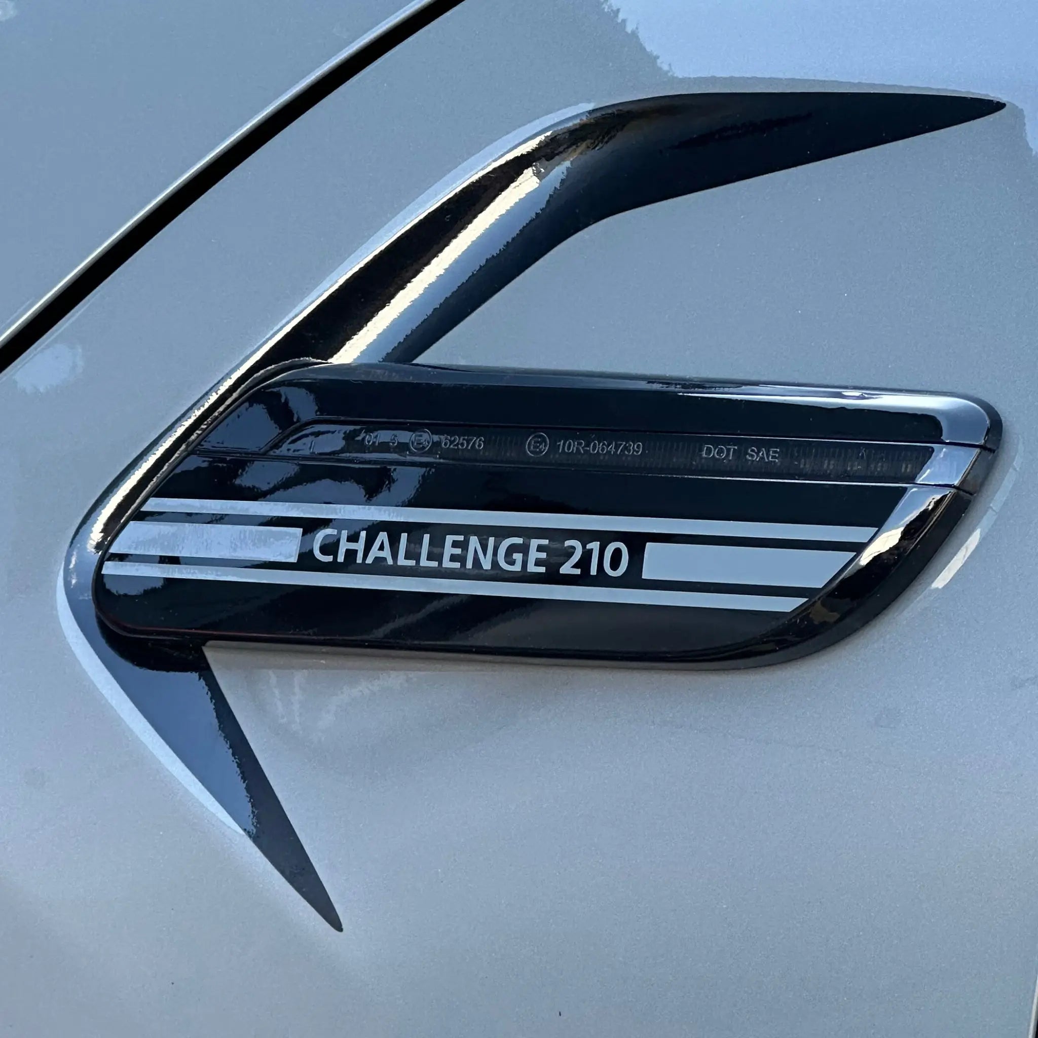 MINI F-Series LCI 2 Dynamic Sequential Indicator Faceplate Decal - Challenge 210 SCP Automotive