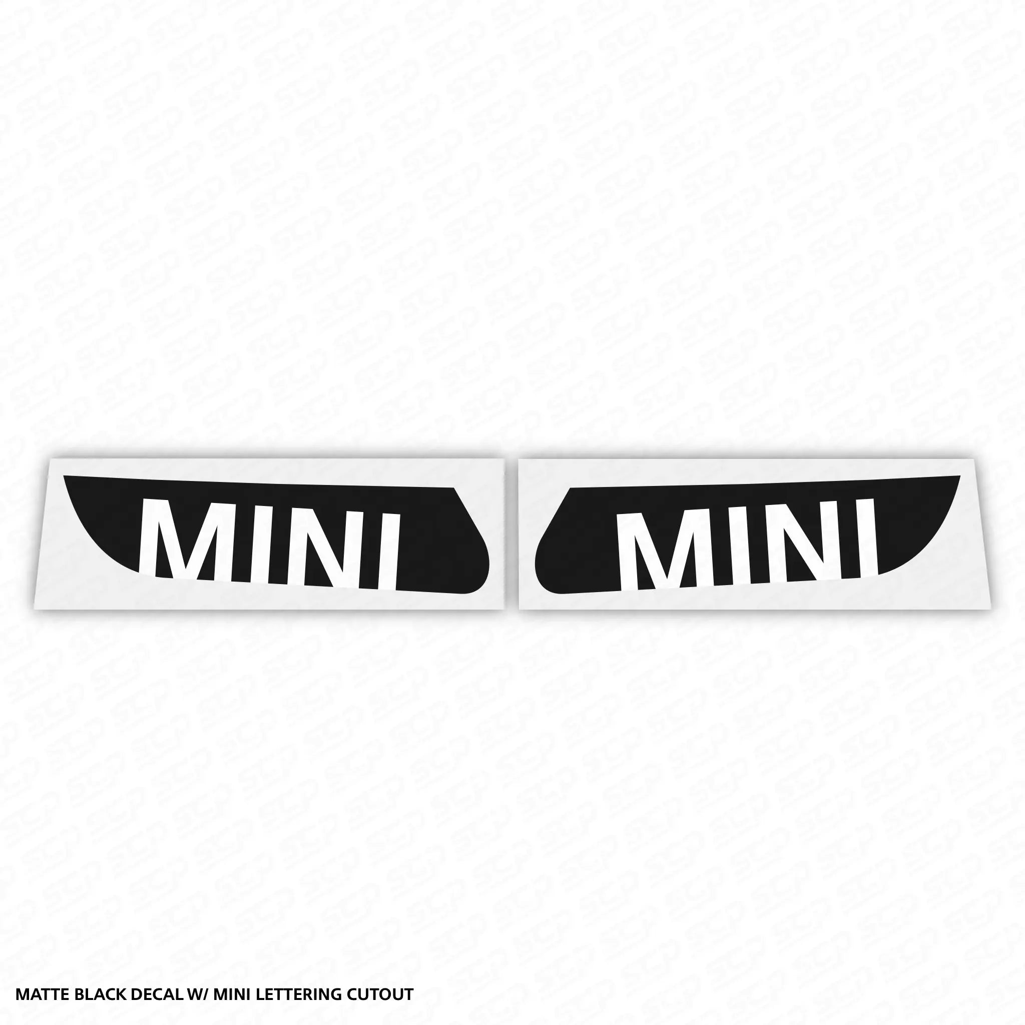 MINI F-Series LCI 2 Dynamic Sequential Indicator Faceplate Decal - MINI SCP Automotive Matte-Black