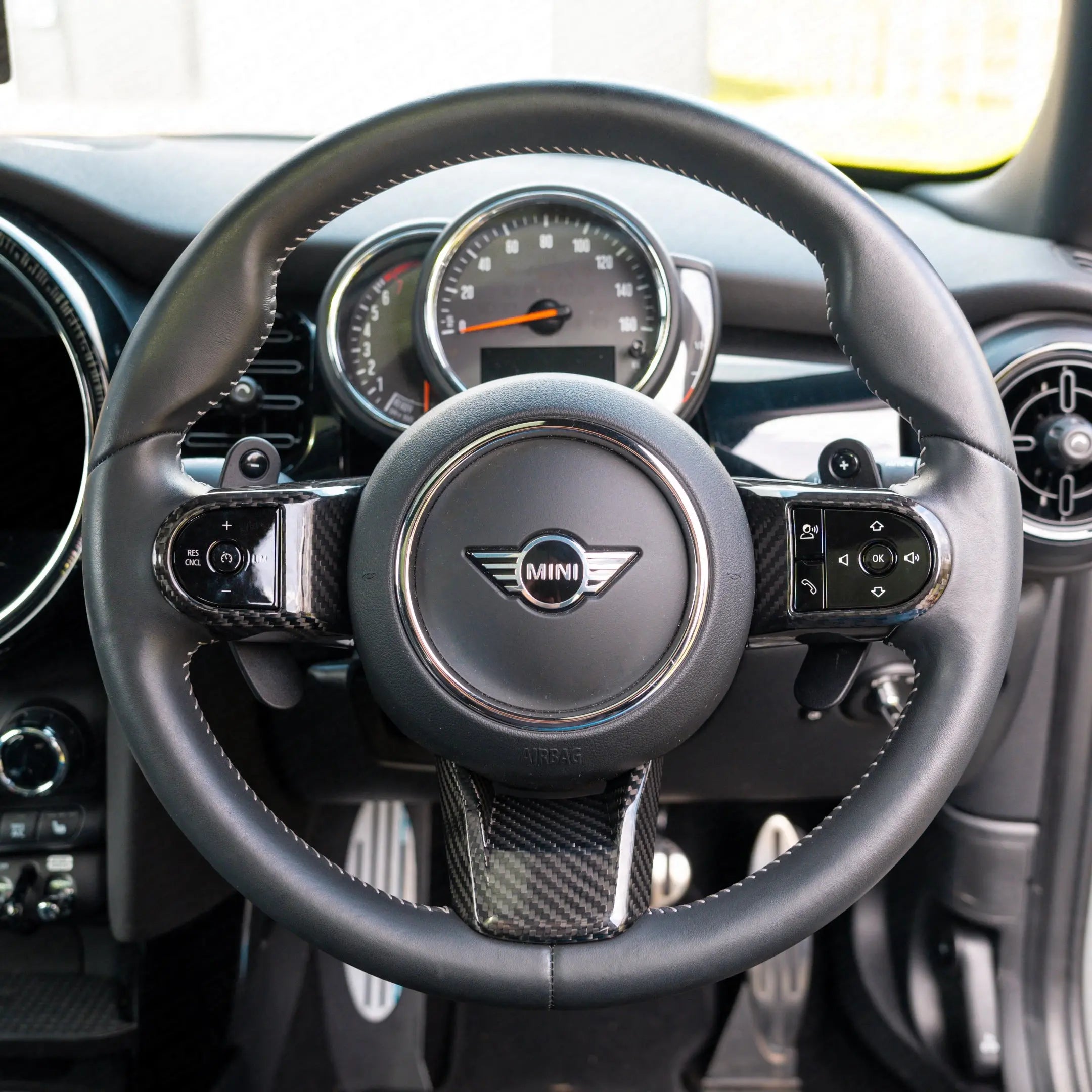 MINI F-Series LCI 2 Steering Wheel Trim Cover SCP Automotive