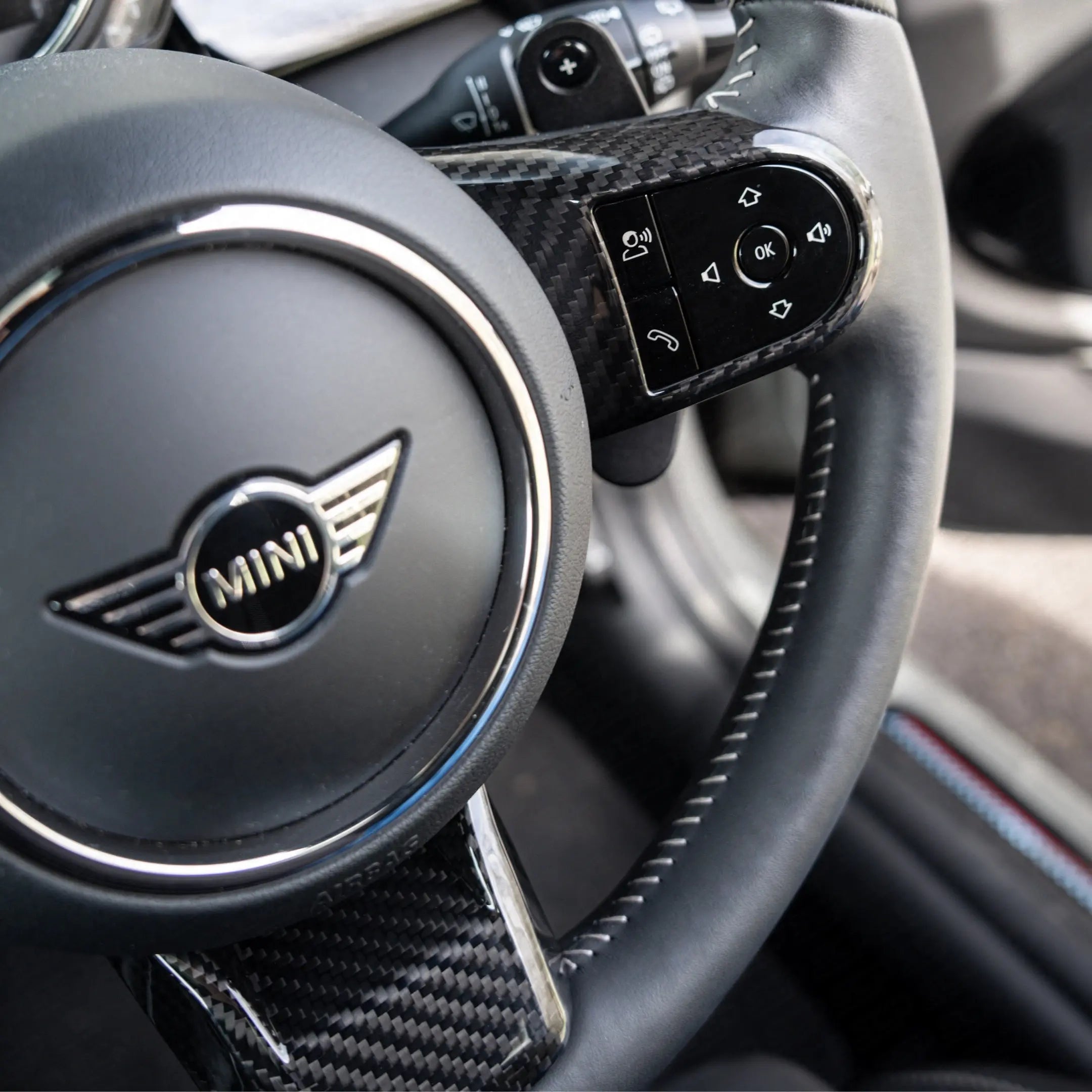 MINI F-Series LCI 2 Steering Wheel Trim Cover SCP Automotive