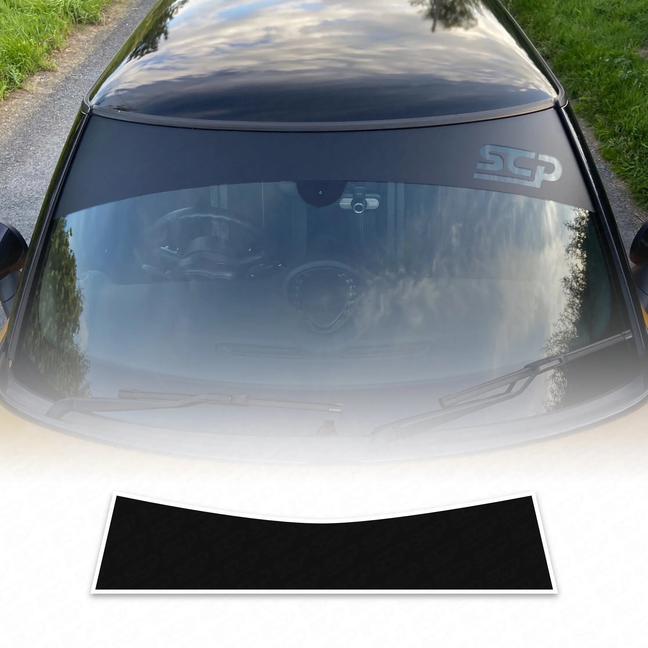 MINI F-Series Pre-Cut Exterior Sunstrip - Curved SCP Automotive