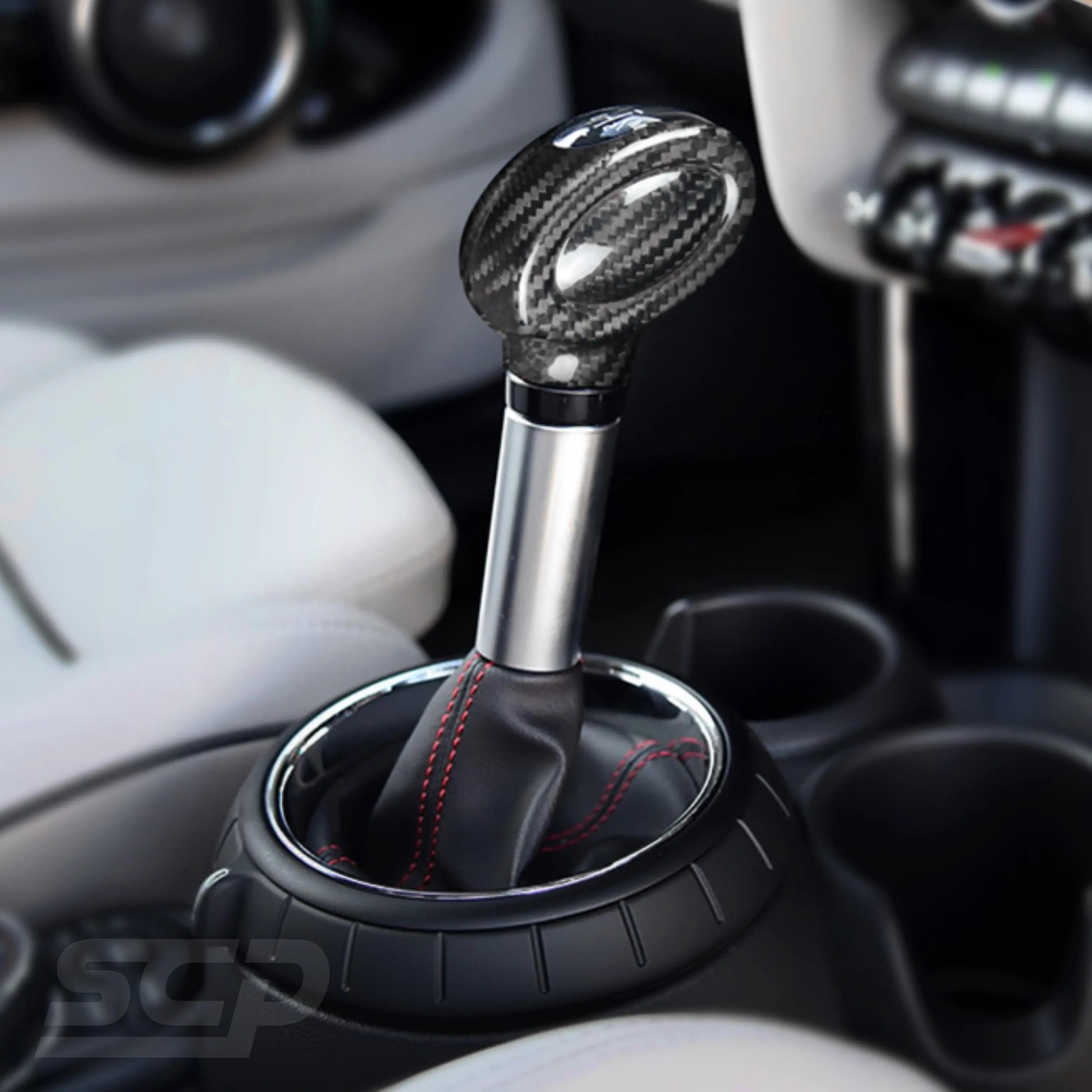 MINI F-Series Pre-LCI Automatic Gear Stick Carbon Fibre Cover SCP Automotive