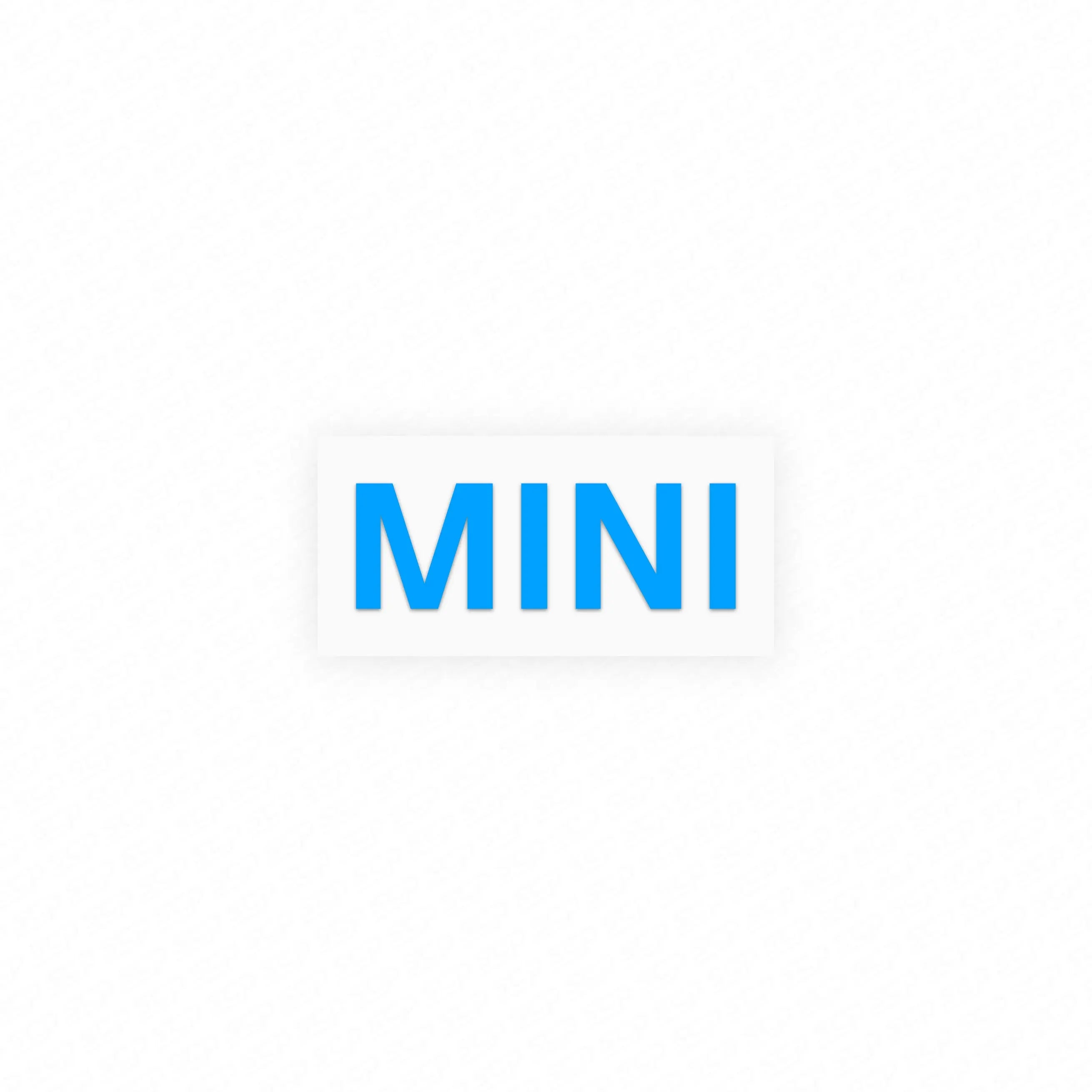 MINI F-Series Pre-LCI Engine Bay Cover Lettering Decal SCP Automotive