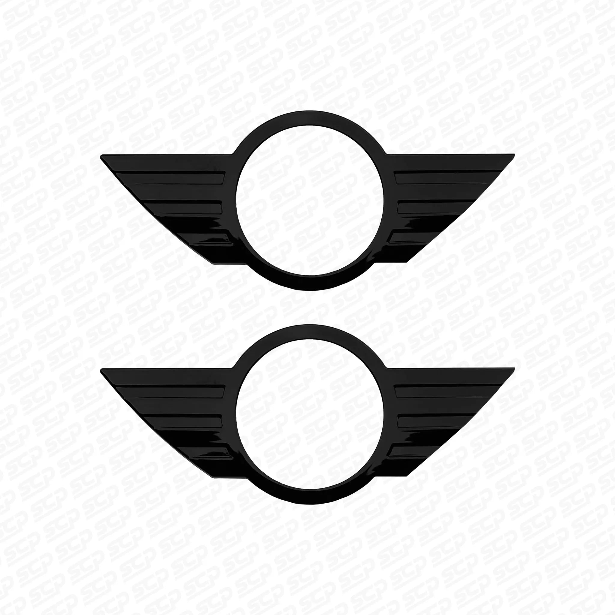 MINI F-Series Pre-LCI Front and Rear Badge Covers SCP Automotive