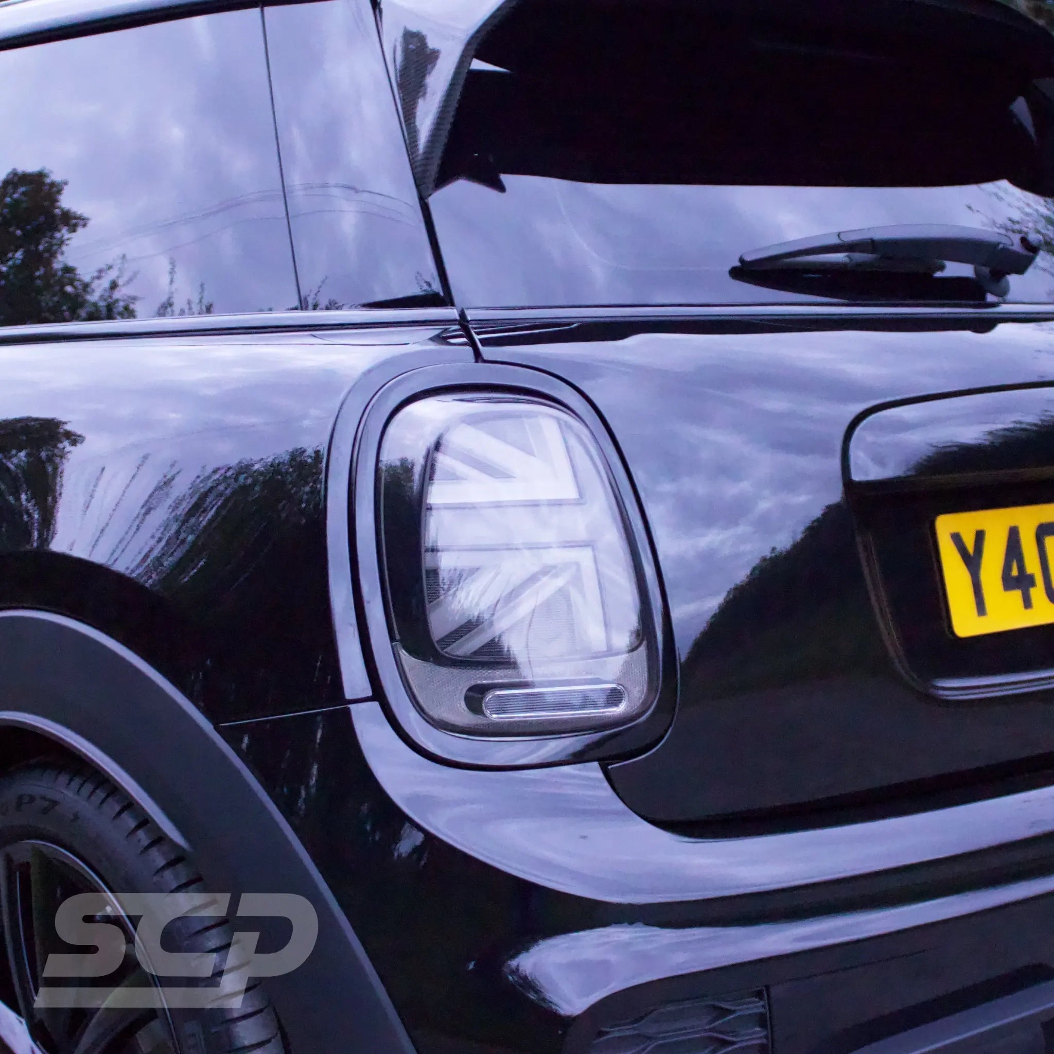 MINI F-Series Union Jack LED Taillights - Grey (F55 F56 F57) SCP Automotive