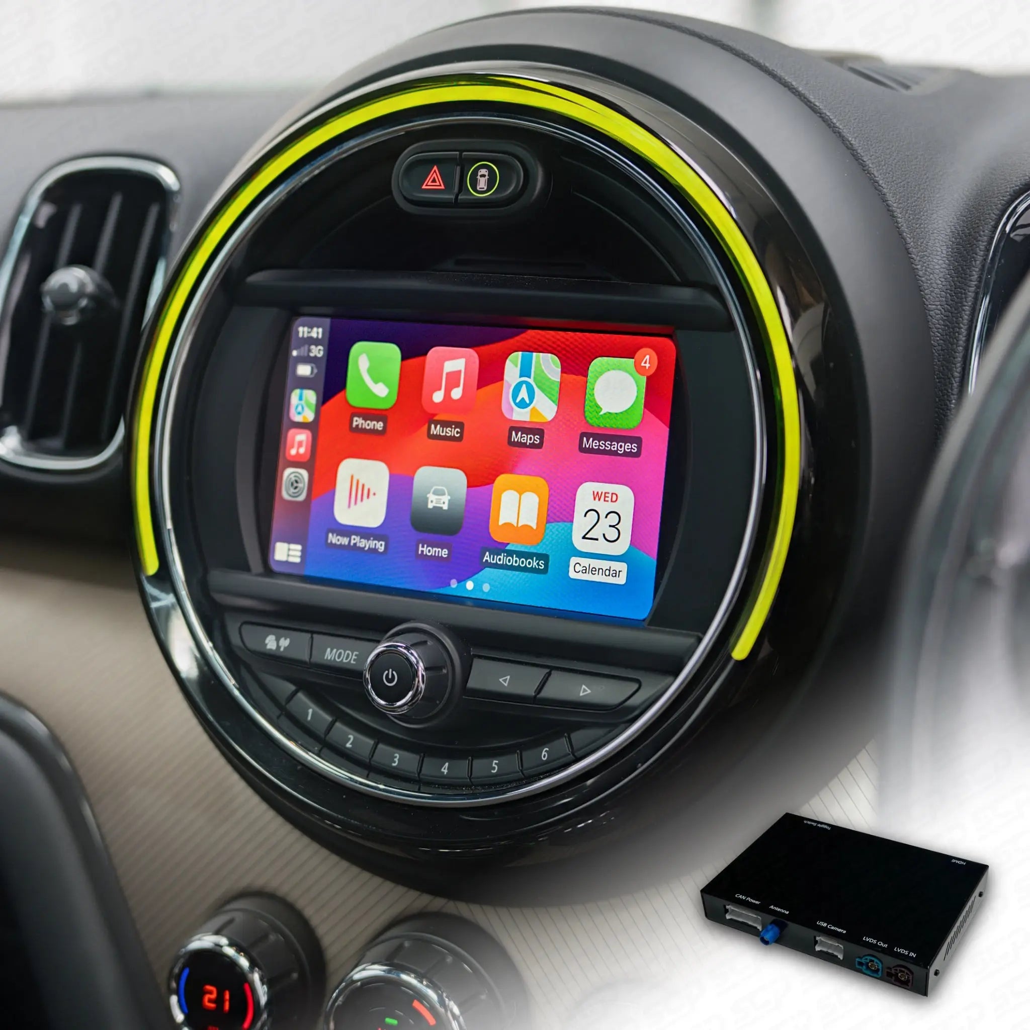 MINI F-Series Wireless Apple CarPlay & Android Auto MMI Retrofit Box SCP Automotive