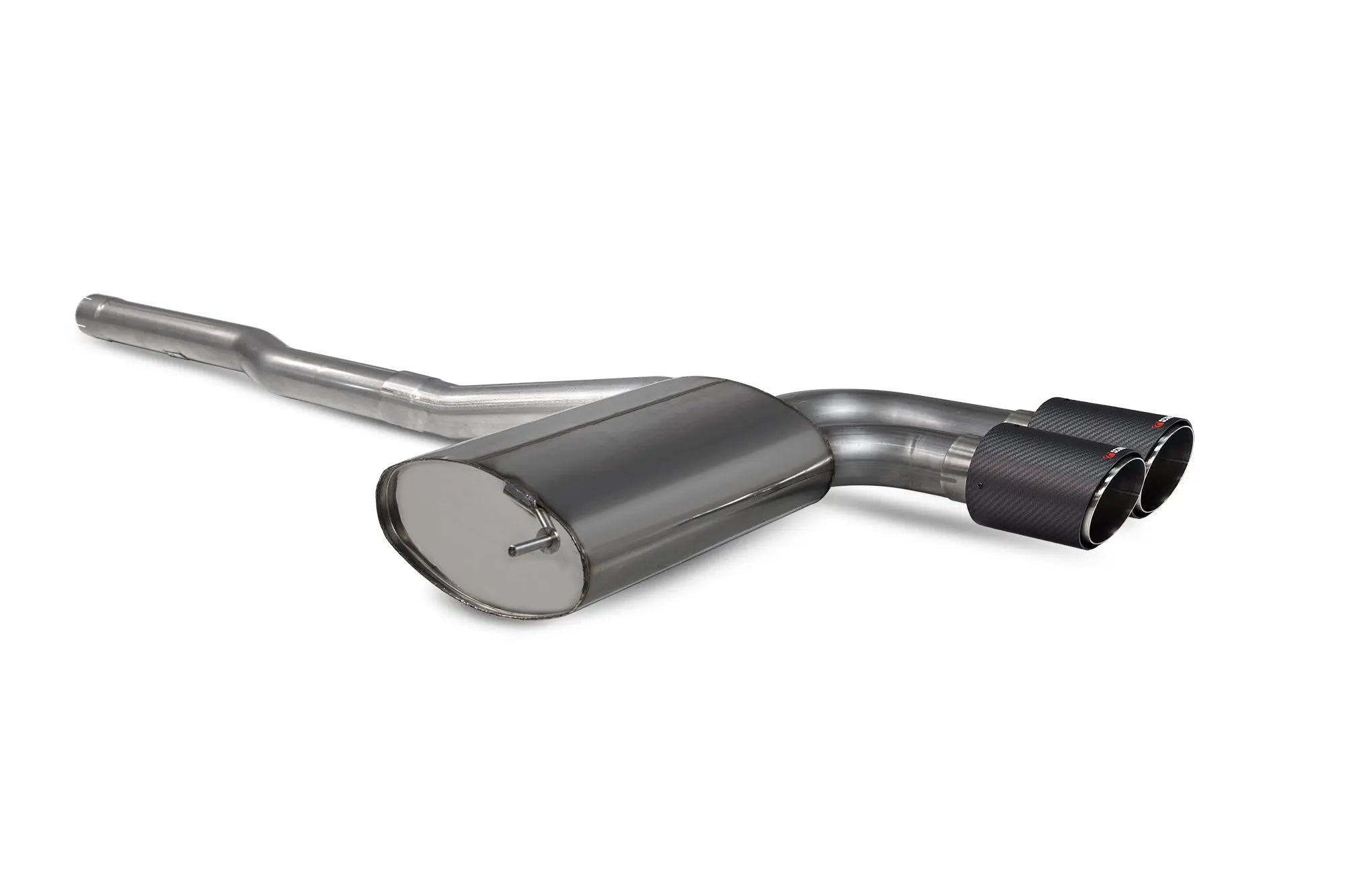 MINI GP3 F56 GPF Model Non-Resonated GPF-Back System SCP Automotive 100mm-Carbon-Fibre-Ascari