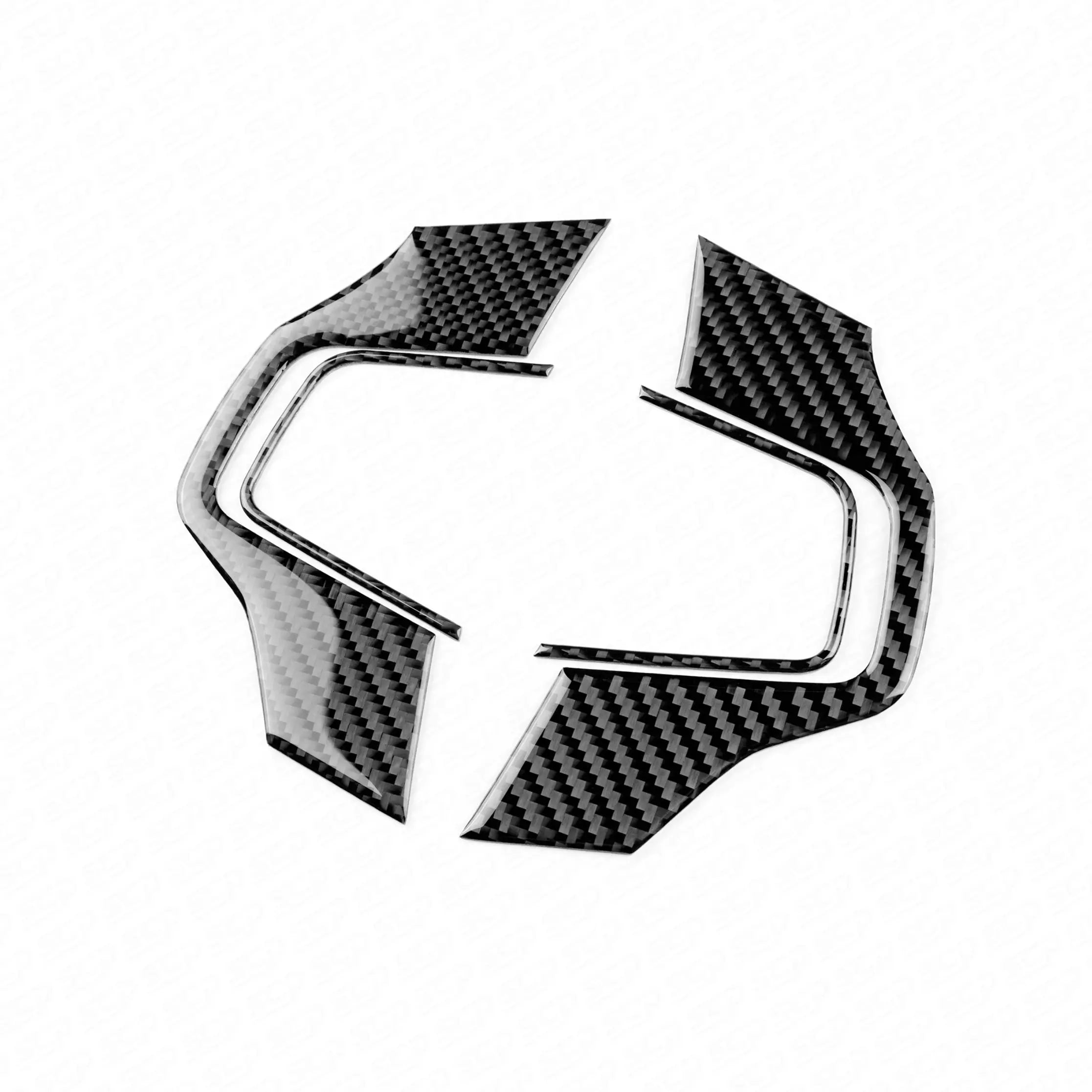 MINI Generation 4 Carbon Fibre Steering Wheel Spoke Overlays SCP Automotive