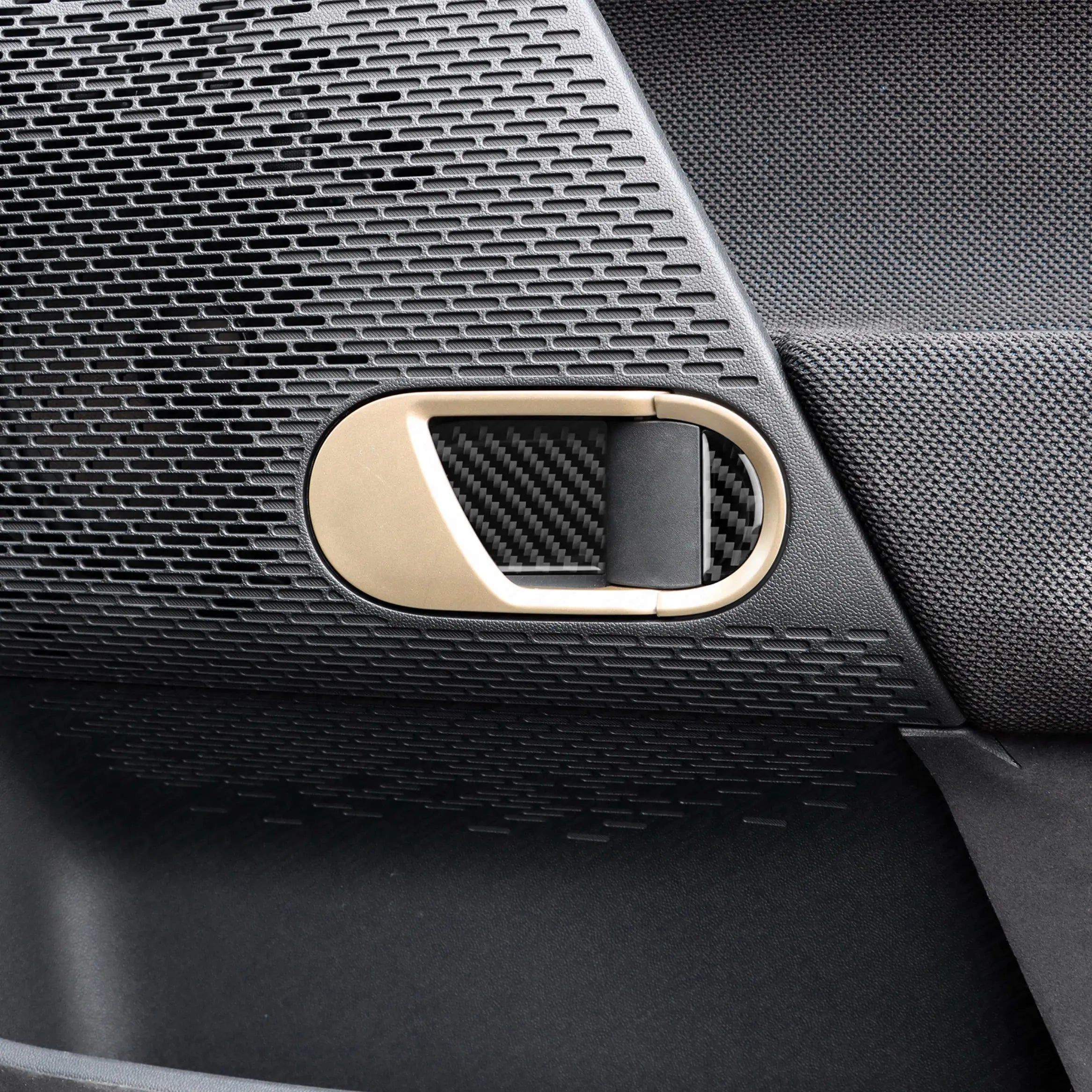 MINI J01 Carbon Fibre Interior Handle Bowl Overlay SCP Automotive