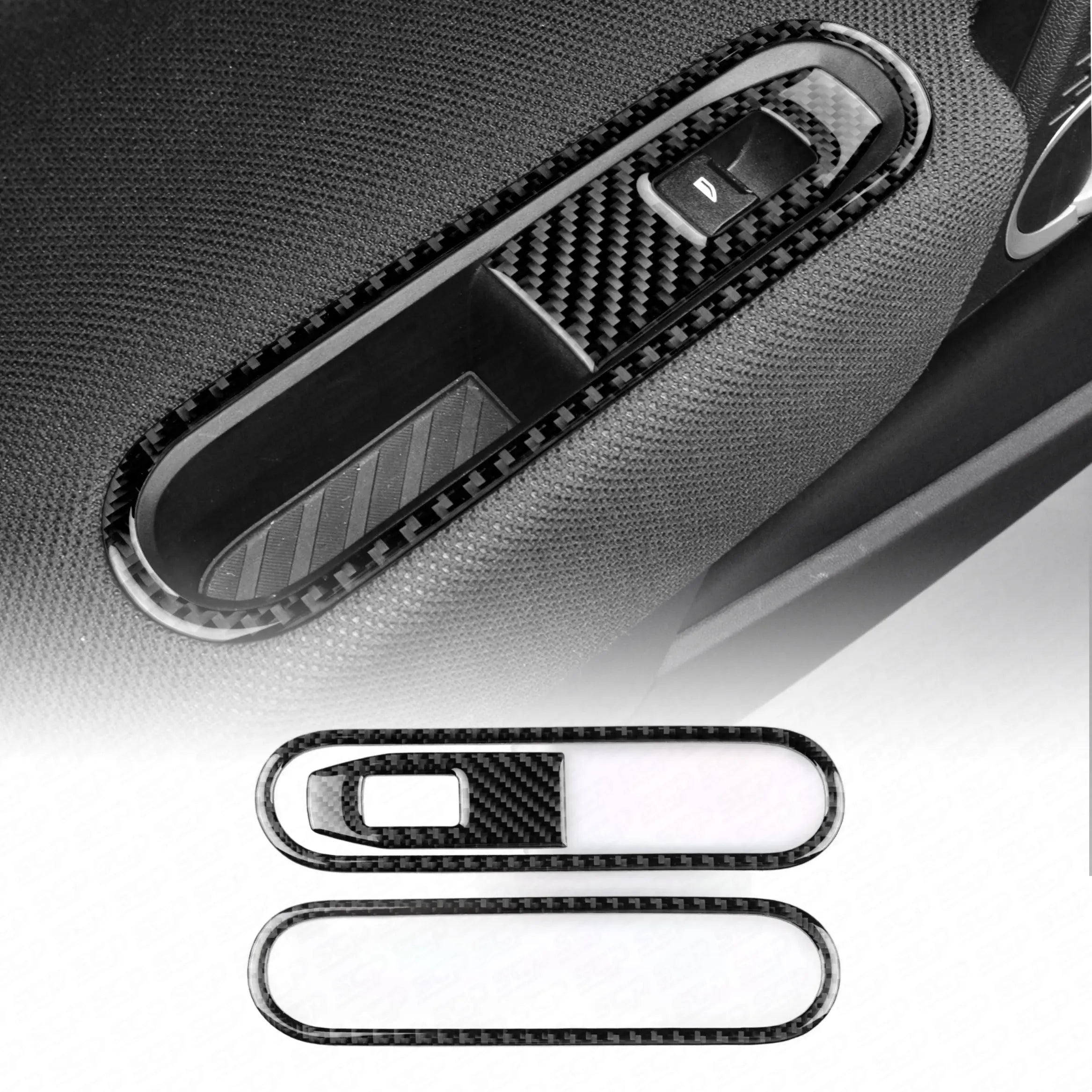 MINI J01 Carbon Fibre Window Switch Overlay SCP Automotive