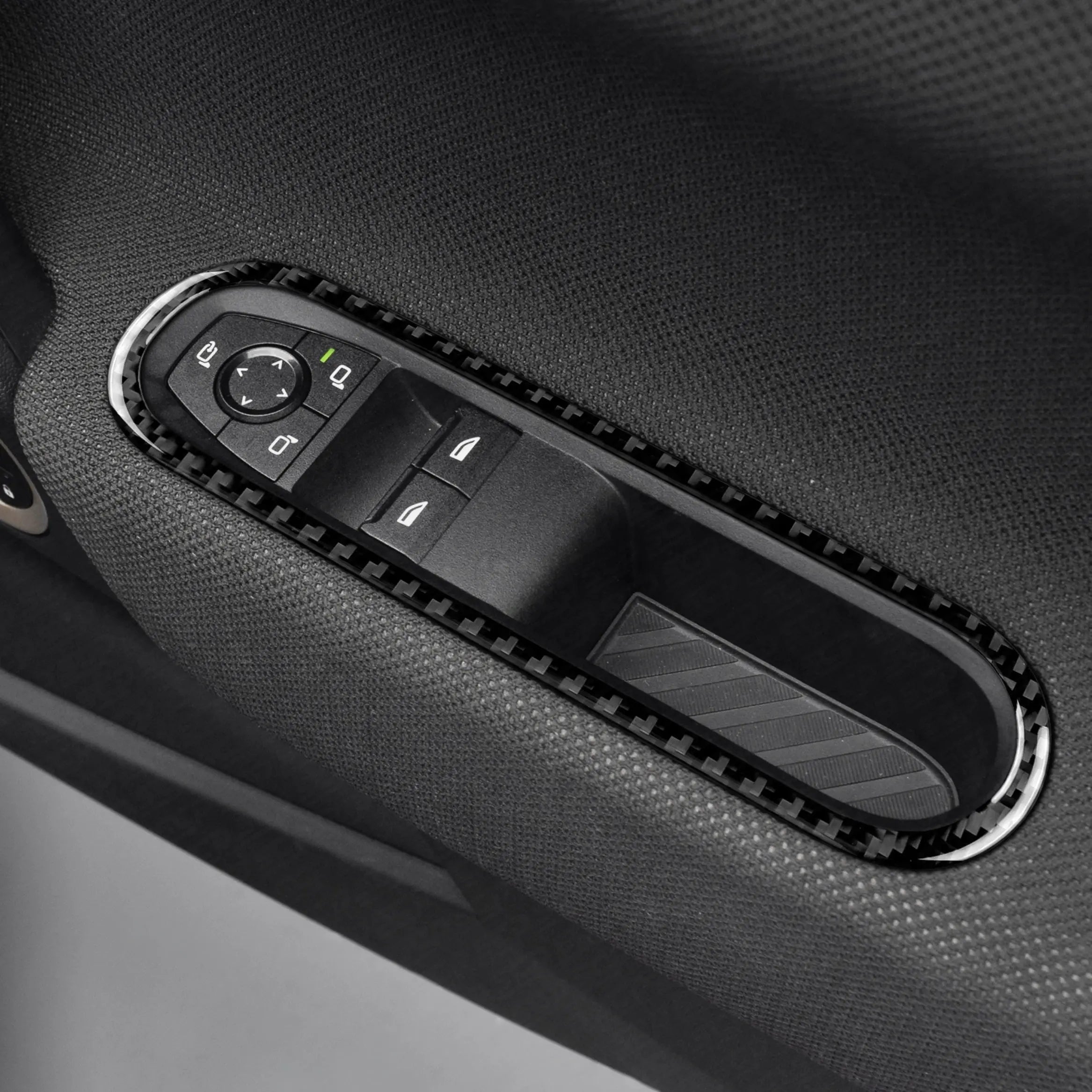 MINI J01 Carbon Fibre Window Switch Overlay SCP Automotive