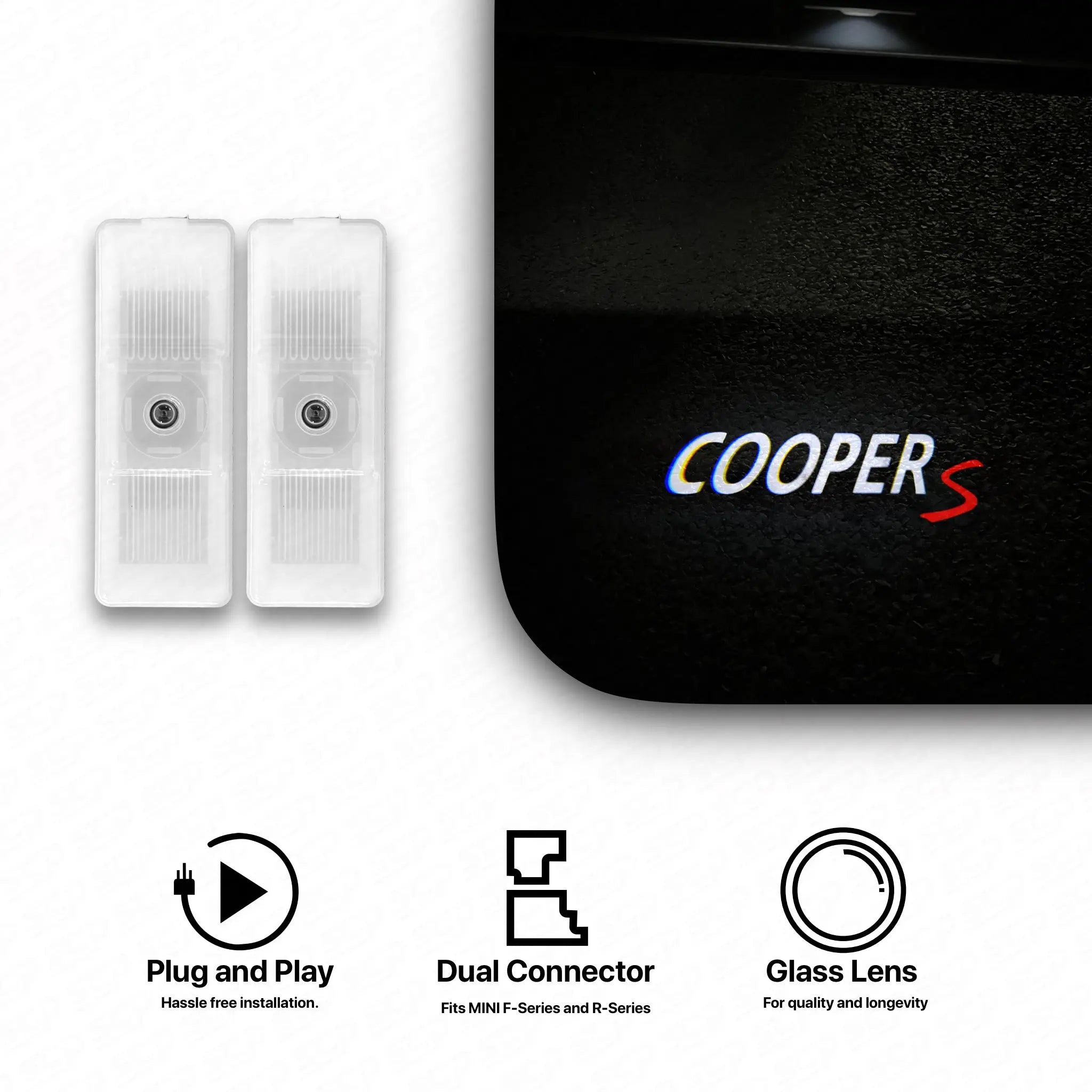 MINI LED Door Projector (Pair) - Cooper S SCP Automotive