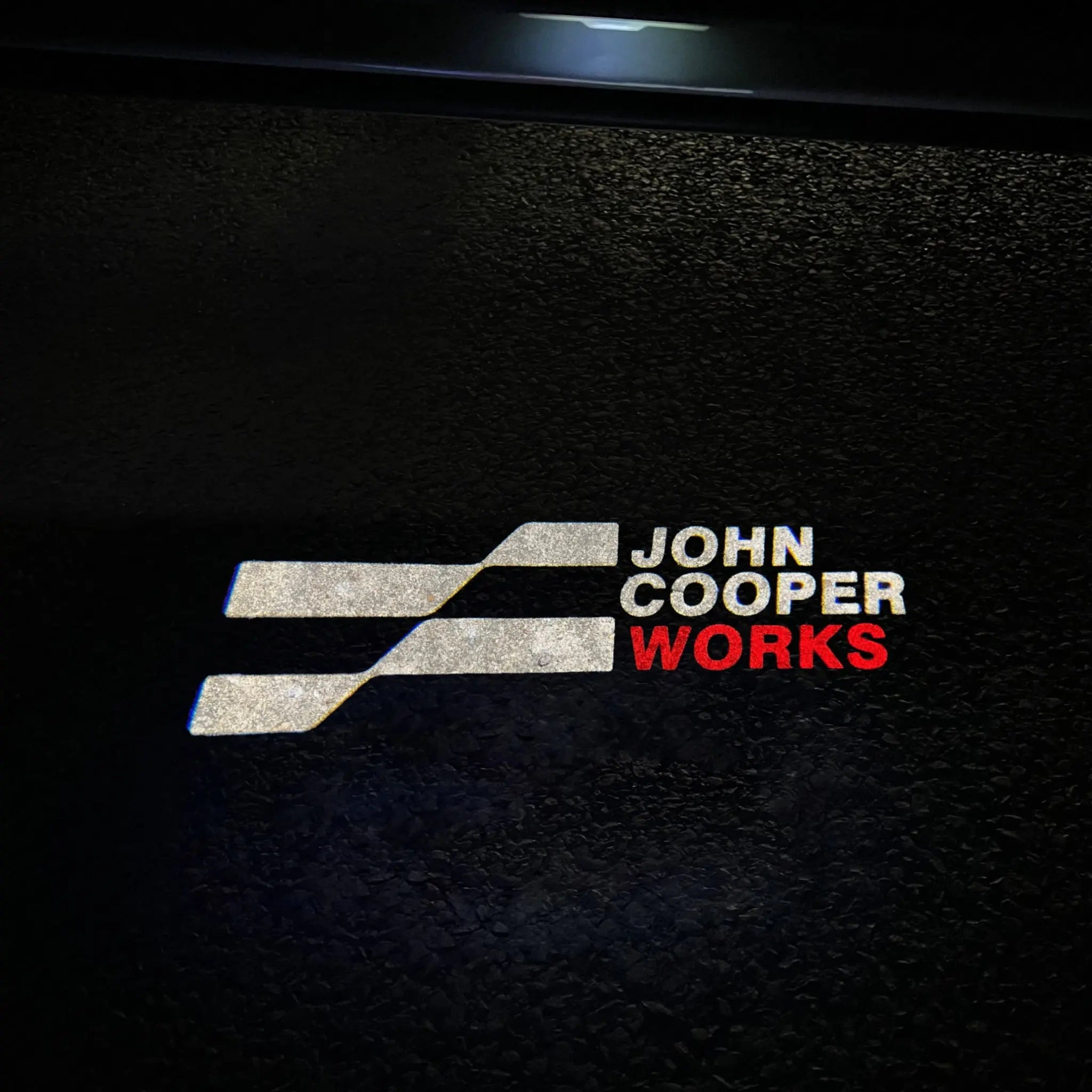 MINI LED Door Projector (Pair) - JCW Logo 2 SCP Automotive