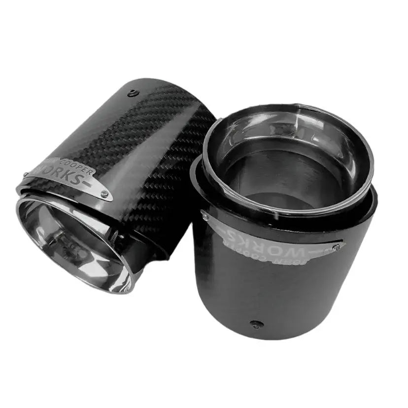 MINI R-Series Chrome Exhaust Tip (JCW Style) - SCP Automotive