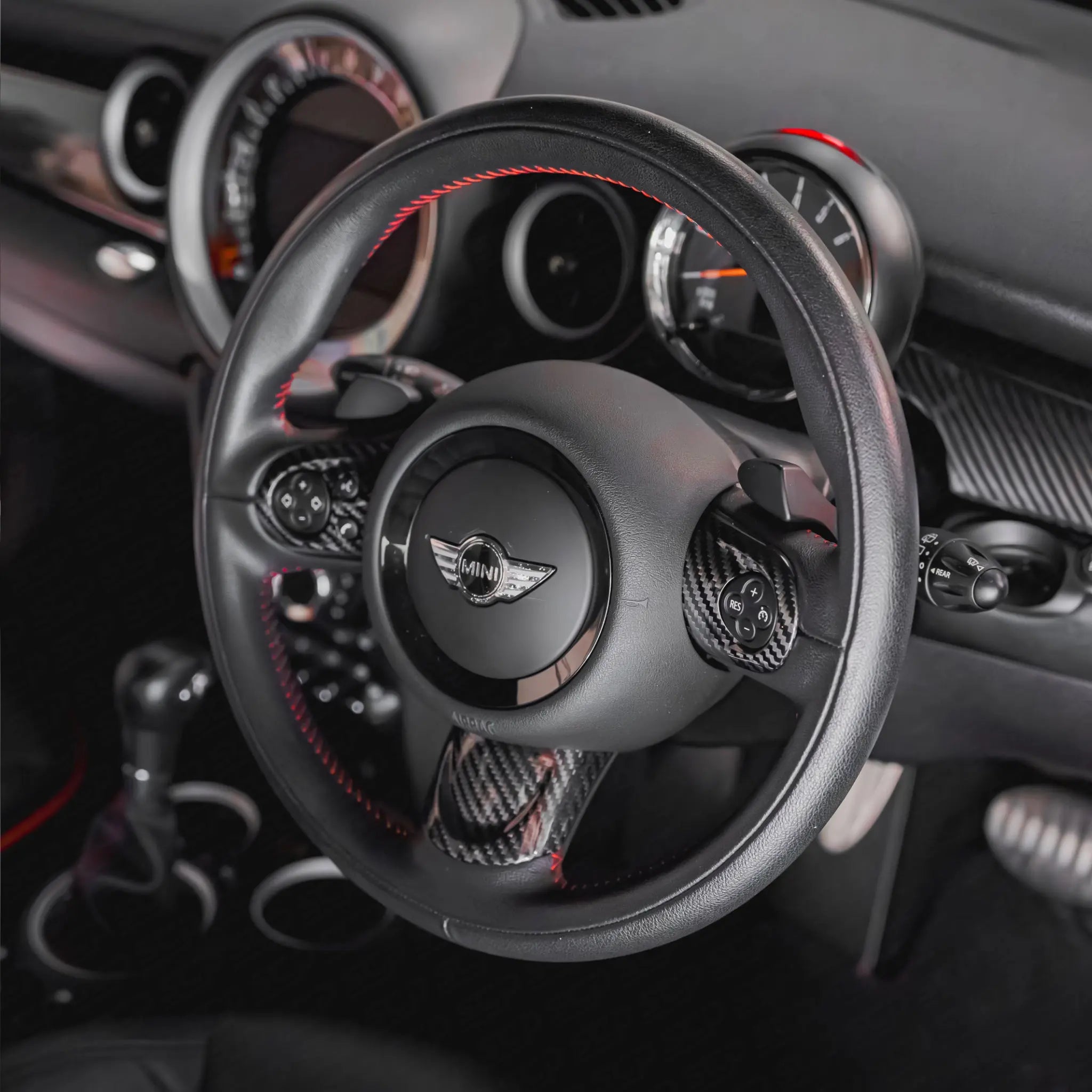 MINI R-Series Generation 2 Steering Wheel Spoke Trim Covers SCP Automotive