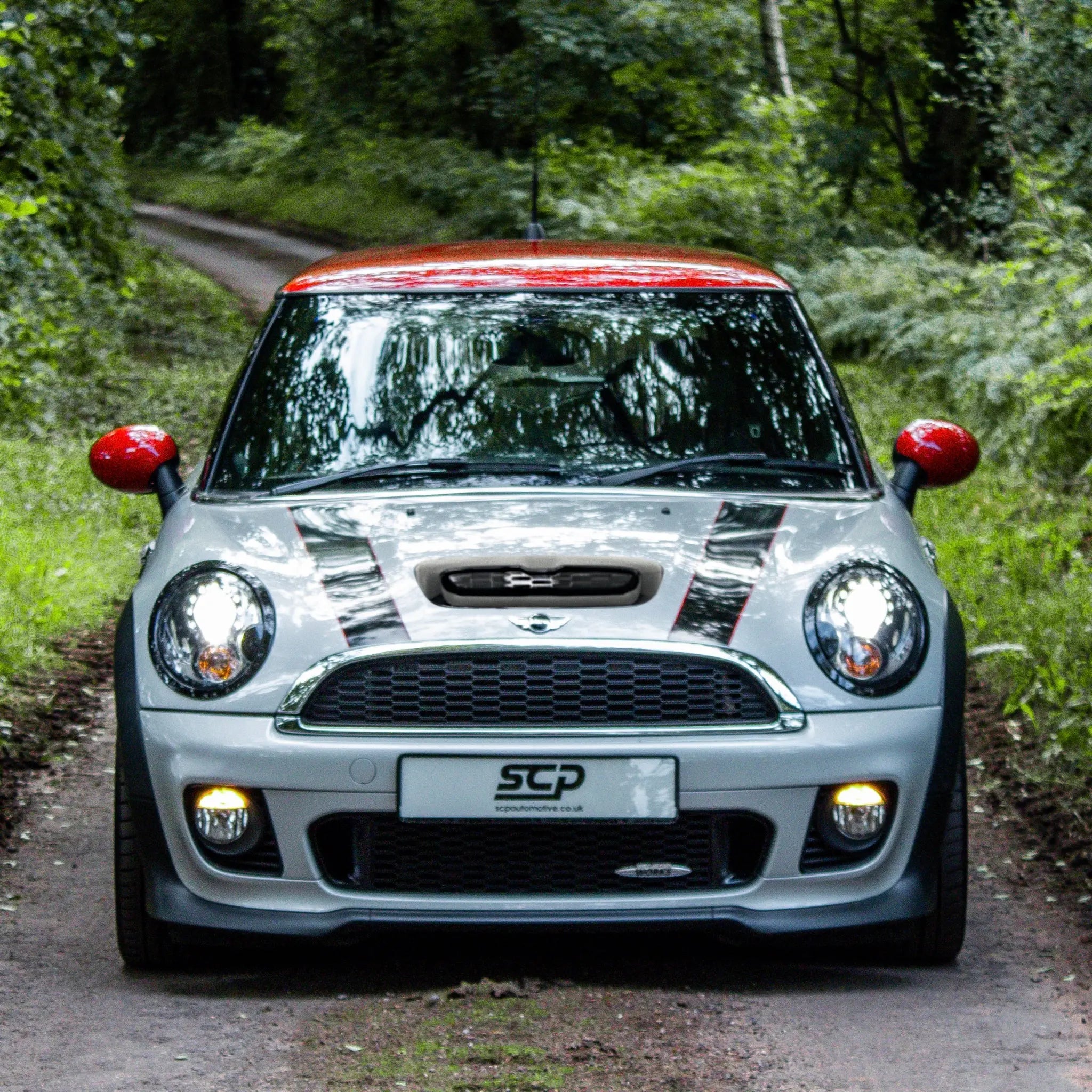 MINI R-Series Piano Black Raised Bonnet Scoop (Replacement) SCP Automotive
