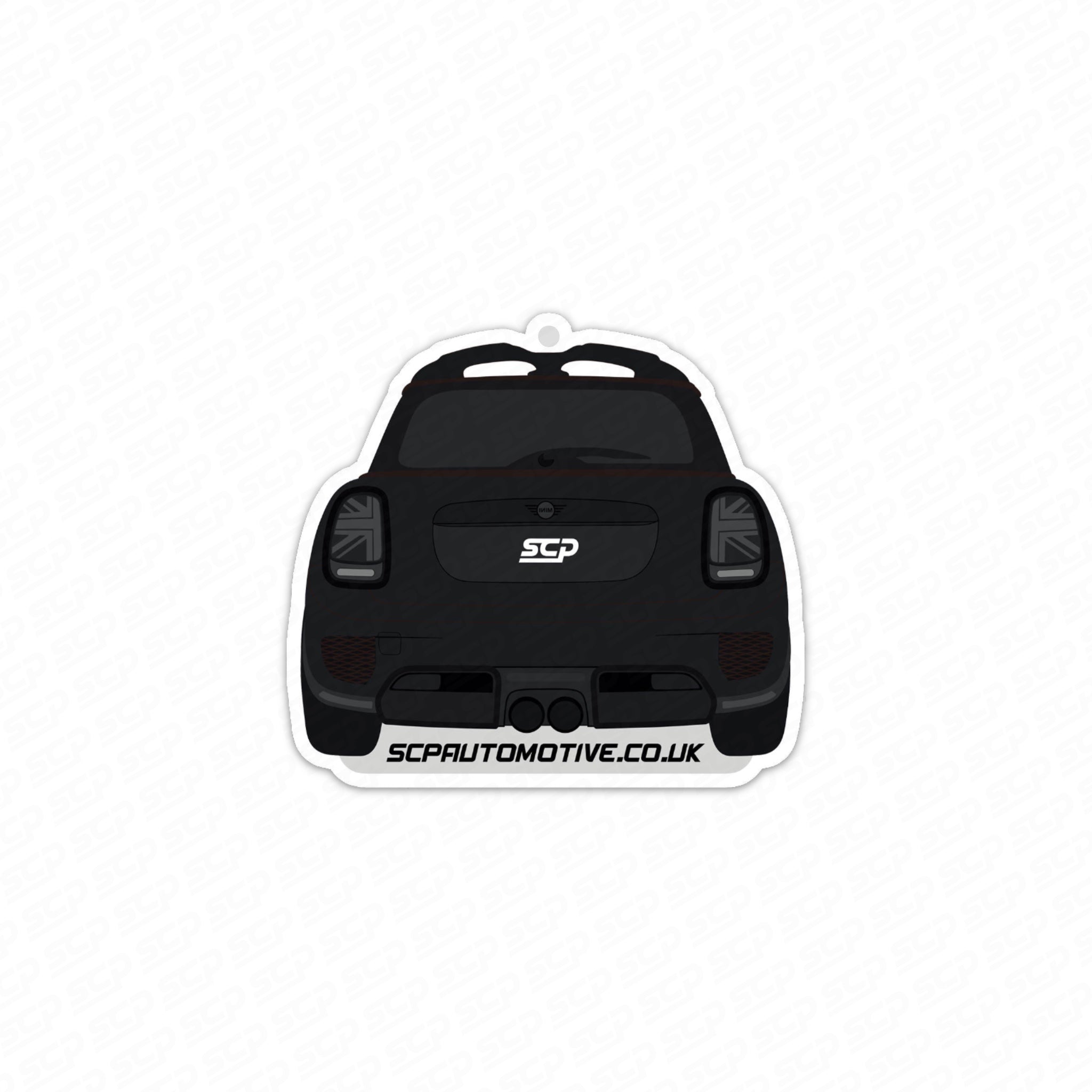 SCP Automotive Air Freshener - All Black MINI