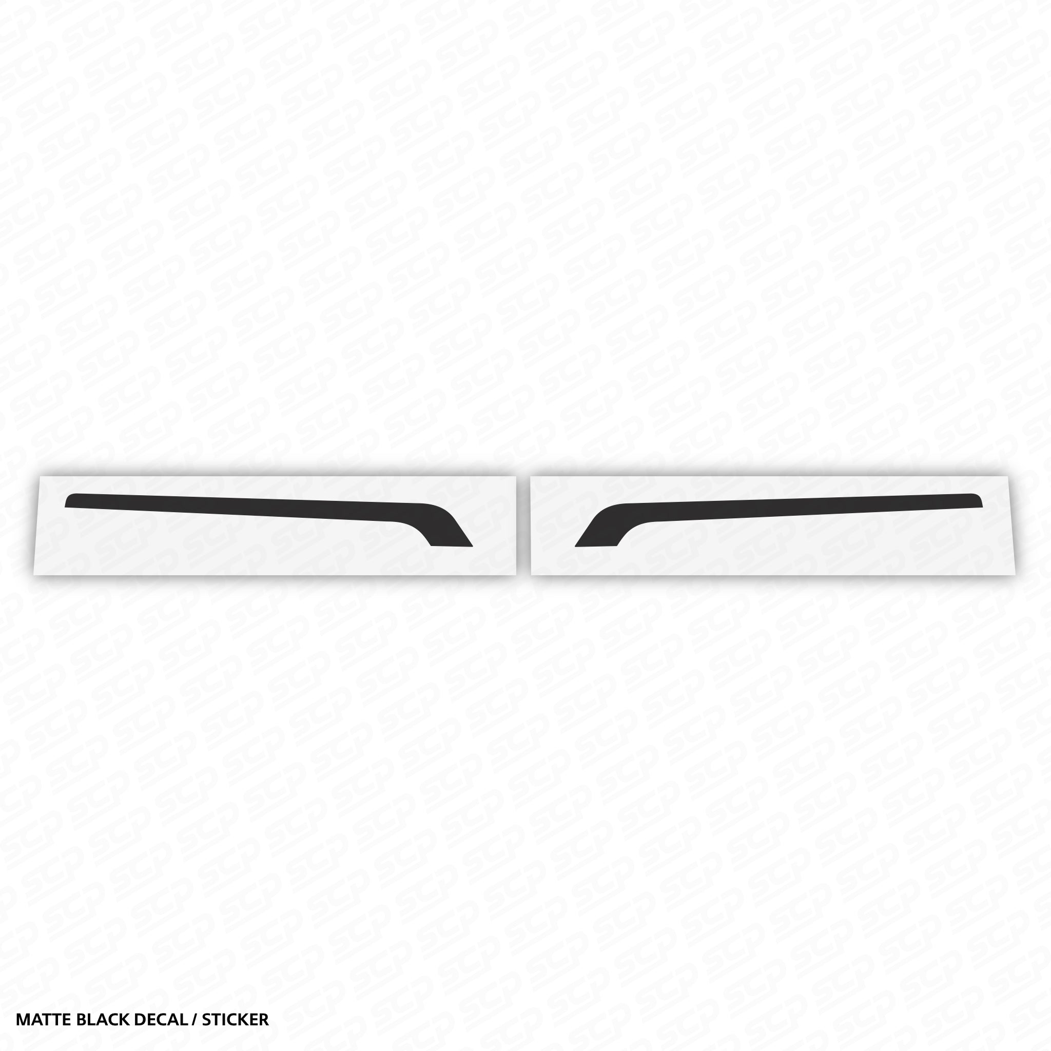 MINI F-Series LCI 2 Dynamic Sequential Indicator Faceplate Decal - JCW Stripe SCP Automotive