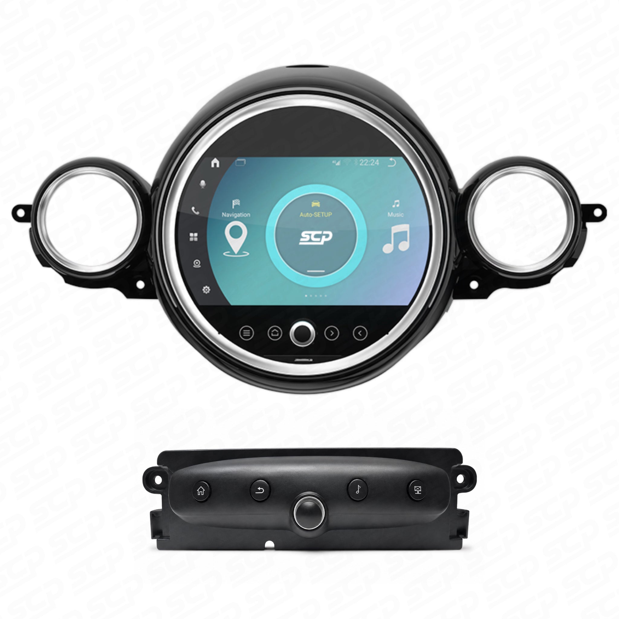 MINI R-Series Touchscreen Display Upgrade with Apple CarPlay & Android Auto SCP Automotive