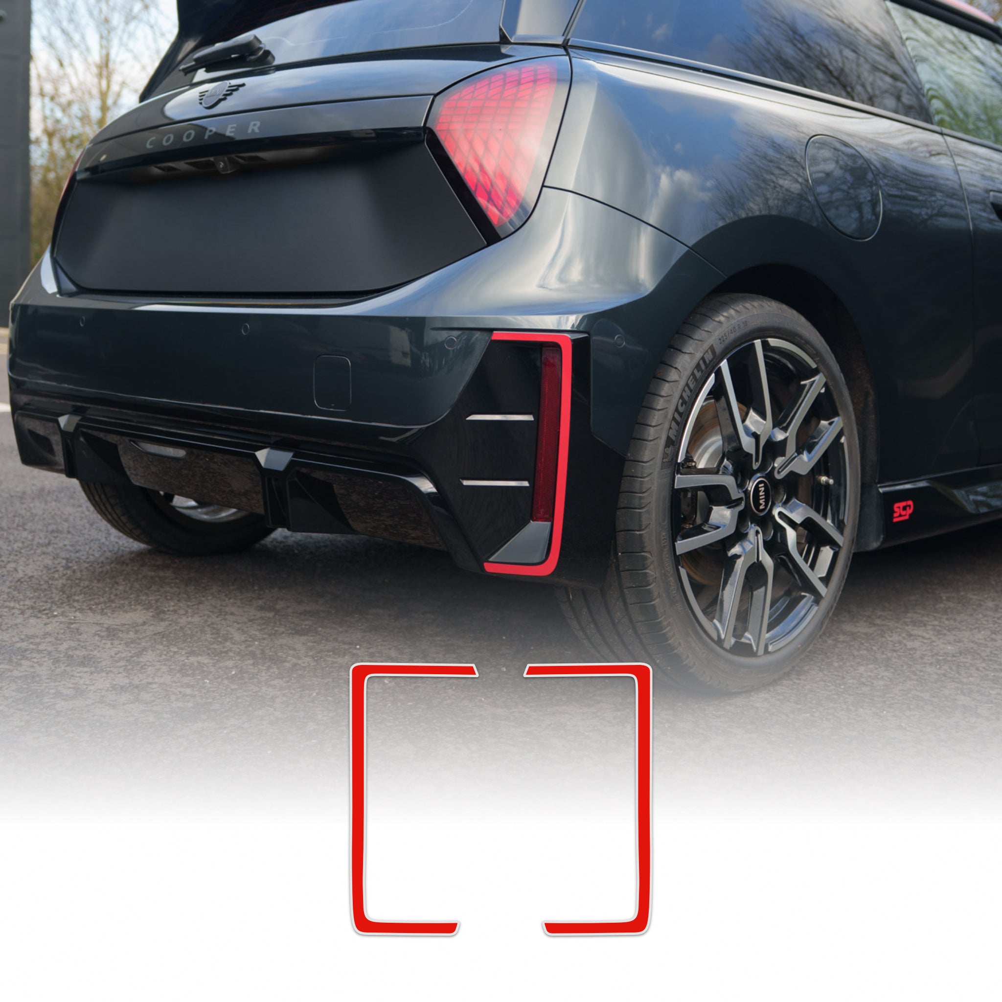 MINI J01 Cooper Sport Rear Concept Decal SCP Automotive