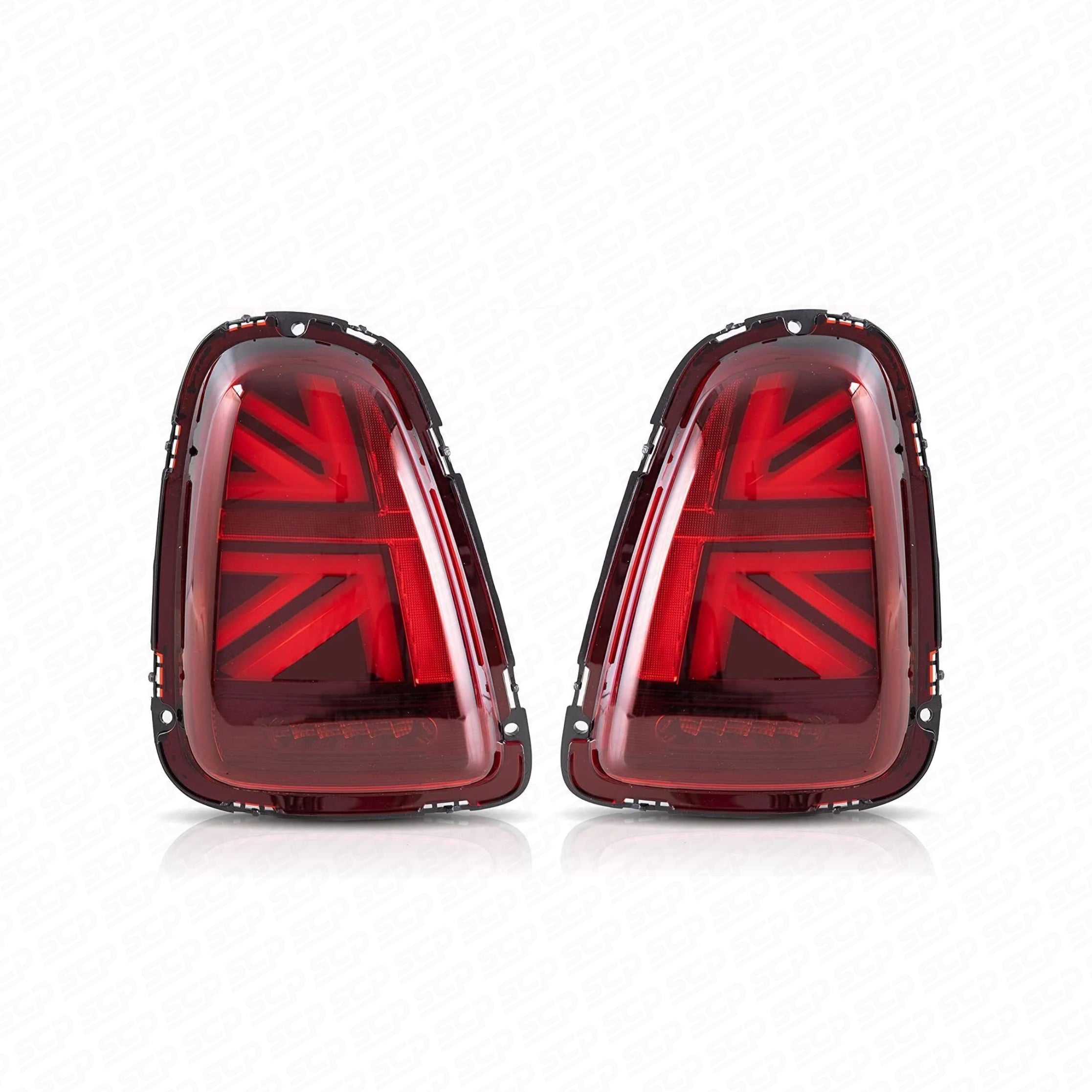 MINI R-Series Union Jack LED Taillights - Red VLAND