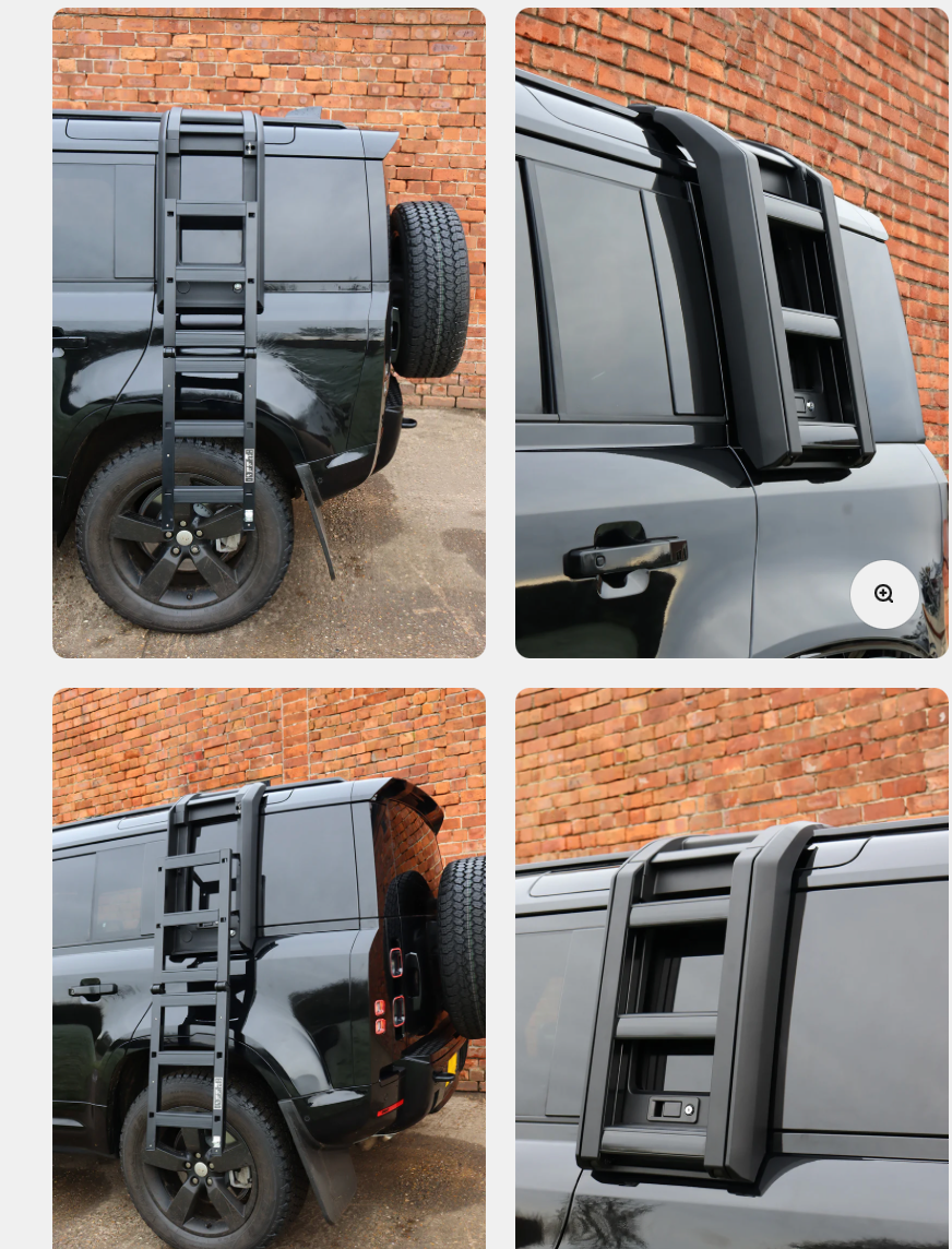 Land Rover Defender L663 Deployable Side Mounted Step Ladder