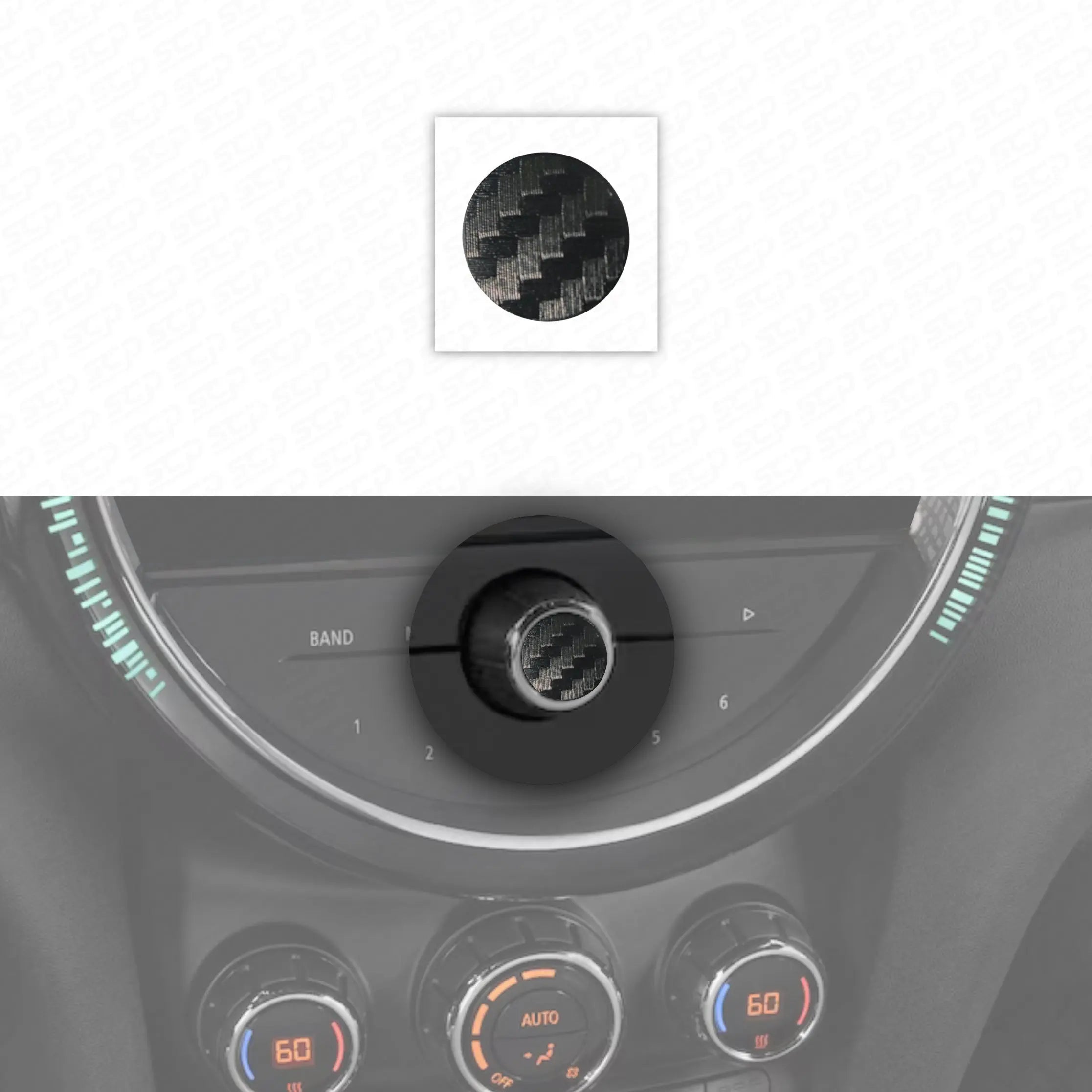 MINI F-Series iDrive Volume Button Decal / Sticker SCP Automotive
