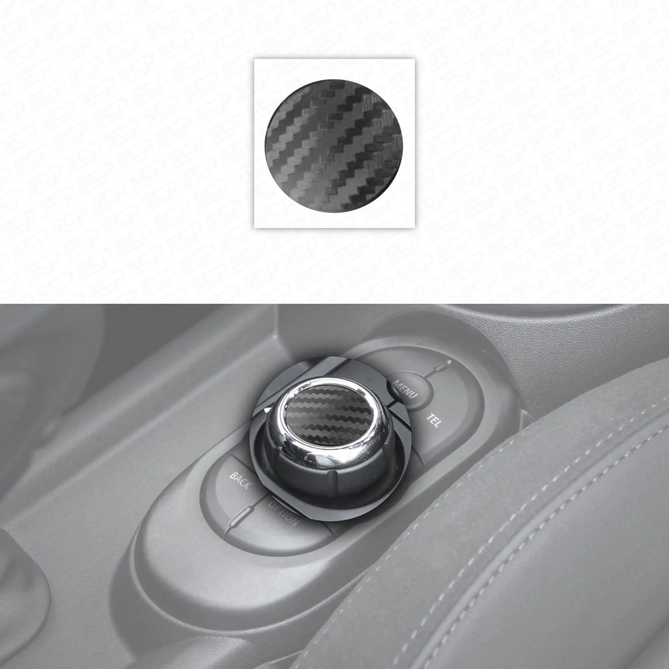 MINI F-Series iDrive Controller Button Decal / Sticker SCP Automotive