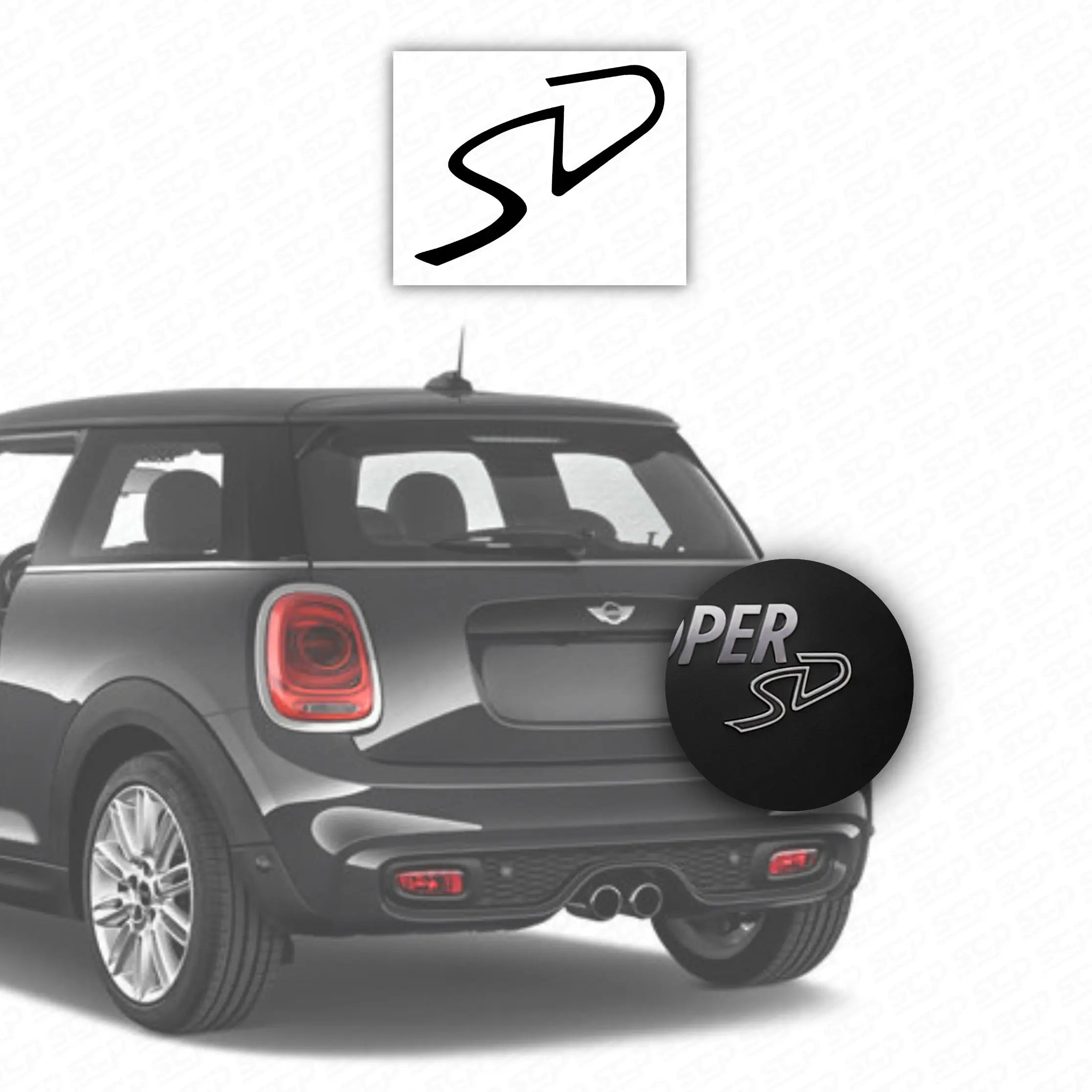MINI F-Series Cooper SD Rear Accent Decal / Sticker SCP Automotive