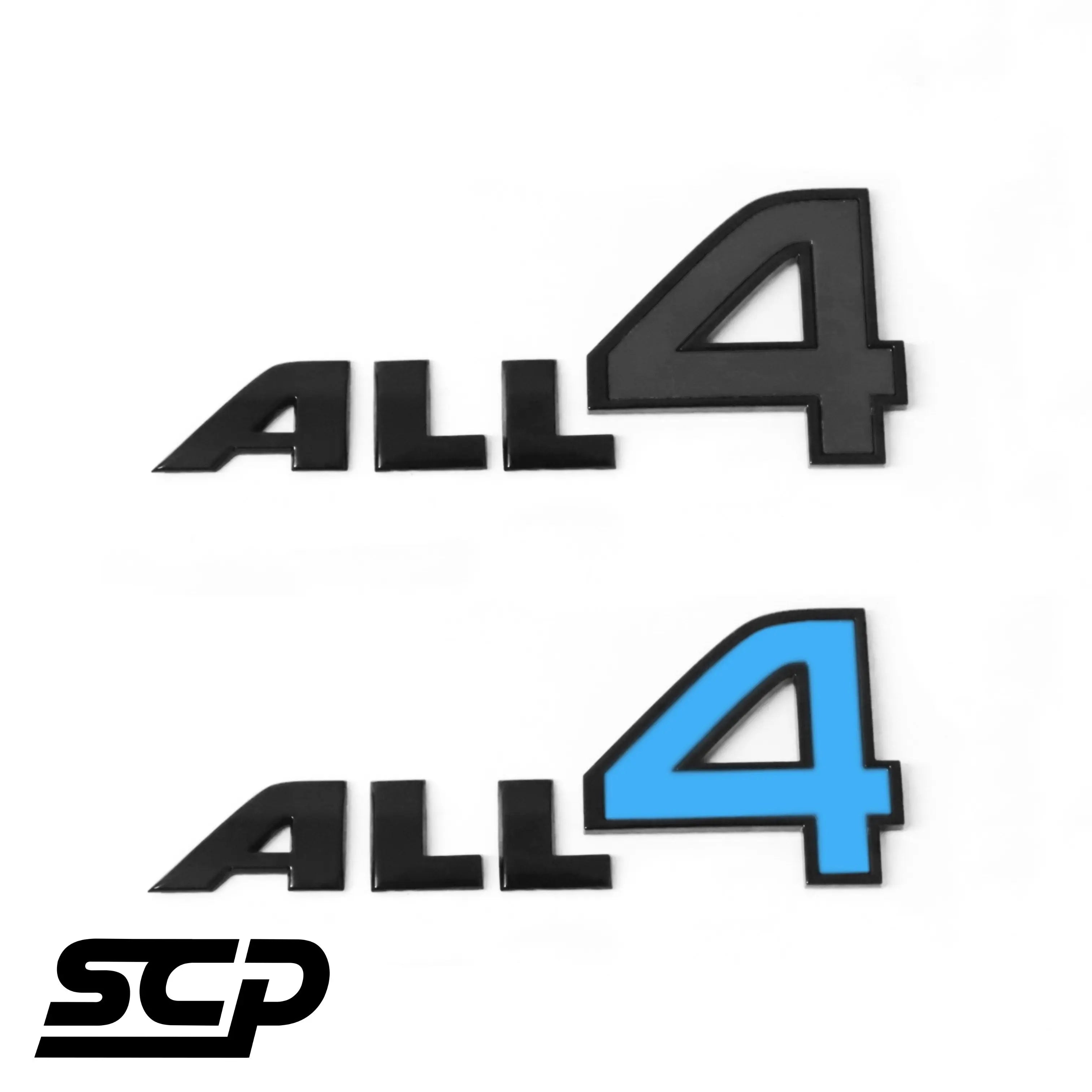 MINI ALL4 "4" Accent Decal / Sticker SCP Automotive