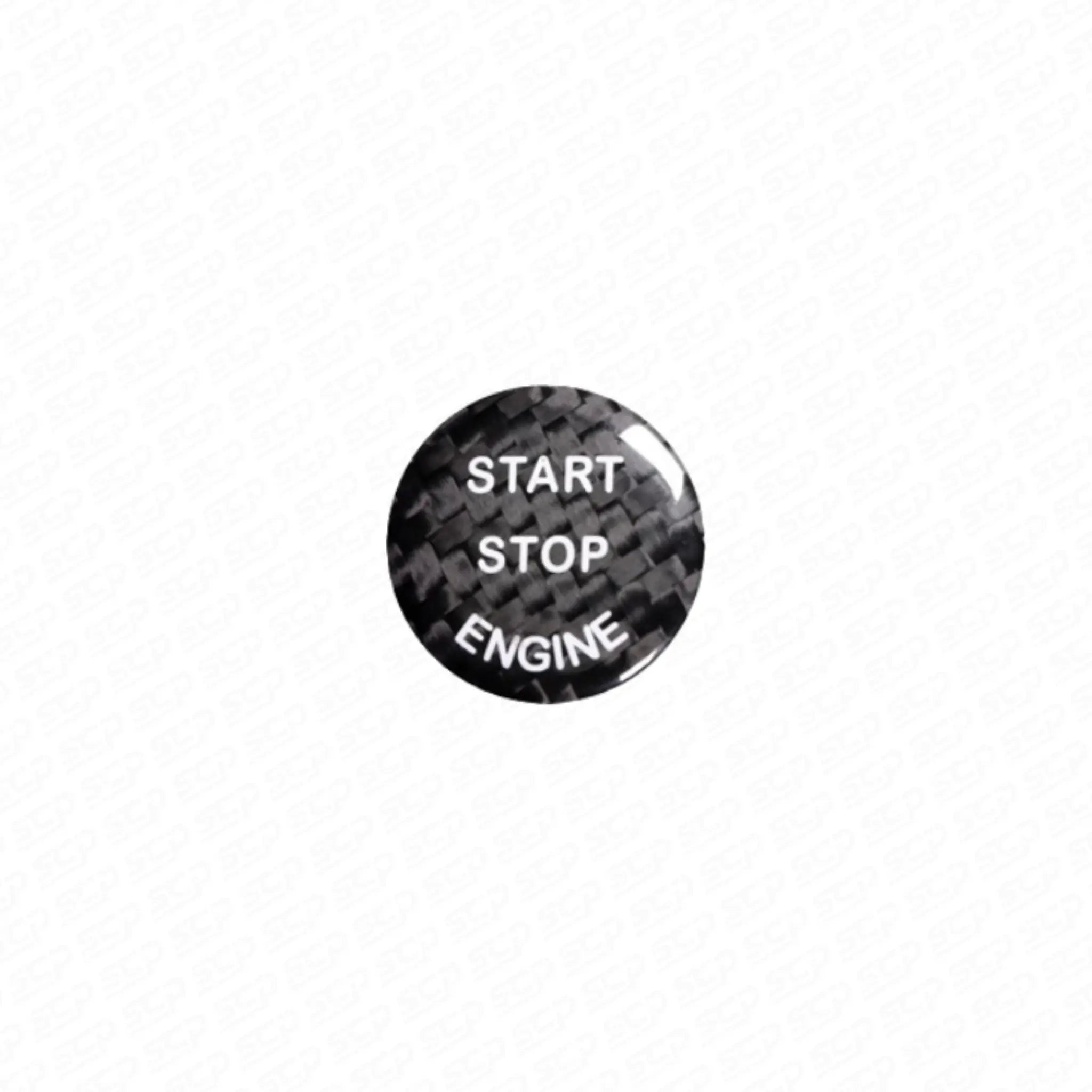 BMW F-Series Carbon Fibre Start/Stop Button Cover SCP Automotive Black