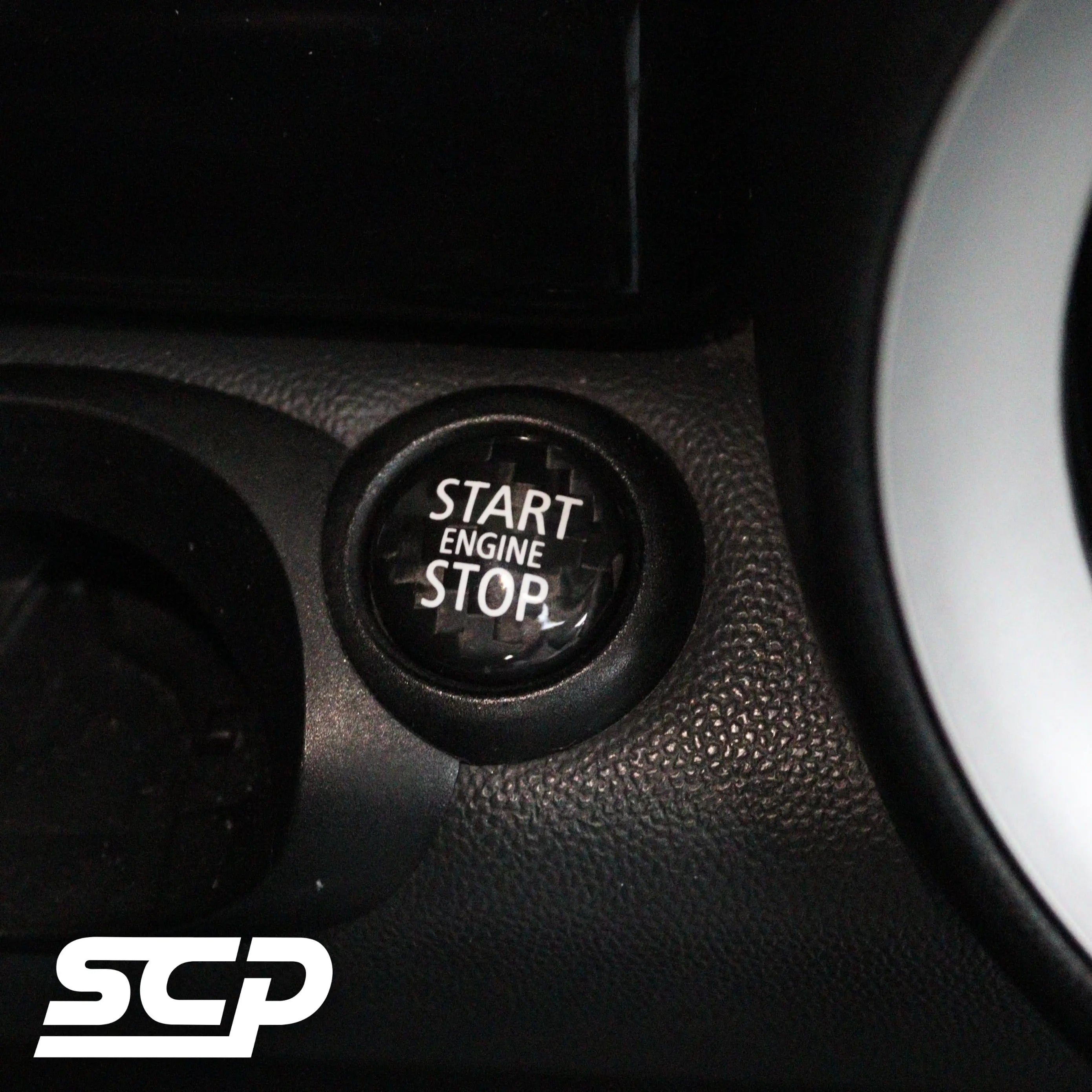 MINI R-Series Carbon Start/Stop Button Cover - SCP Automotive