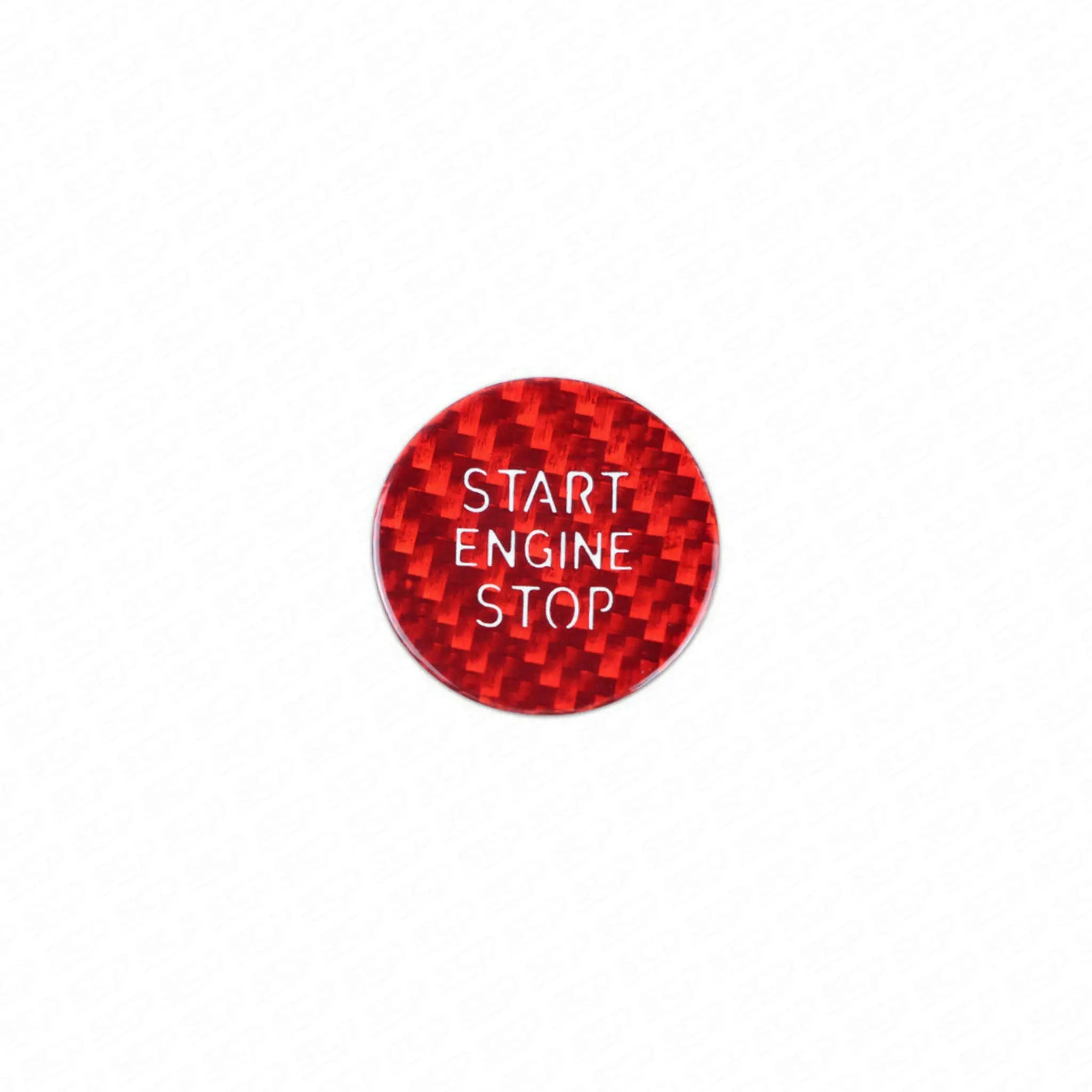 BMW G-Series Carbon Fibre Start/Stop Button Cover SCP Automotive Red