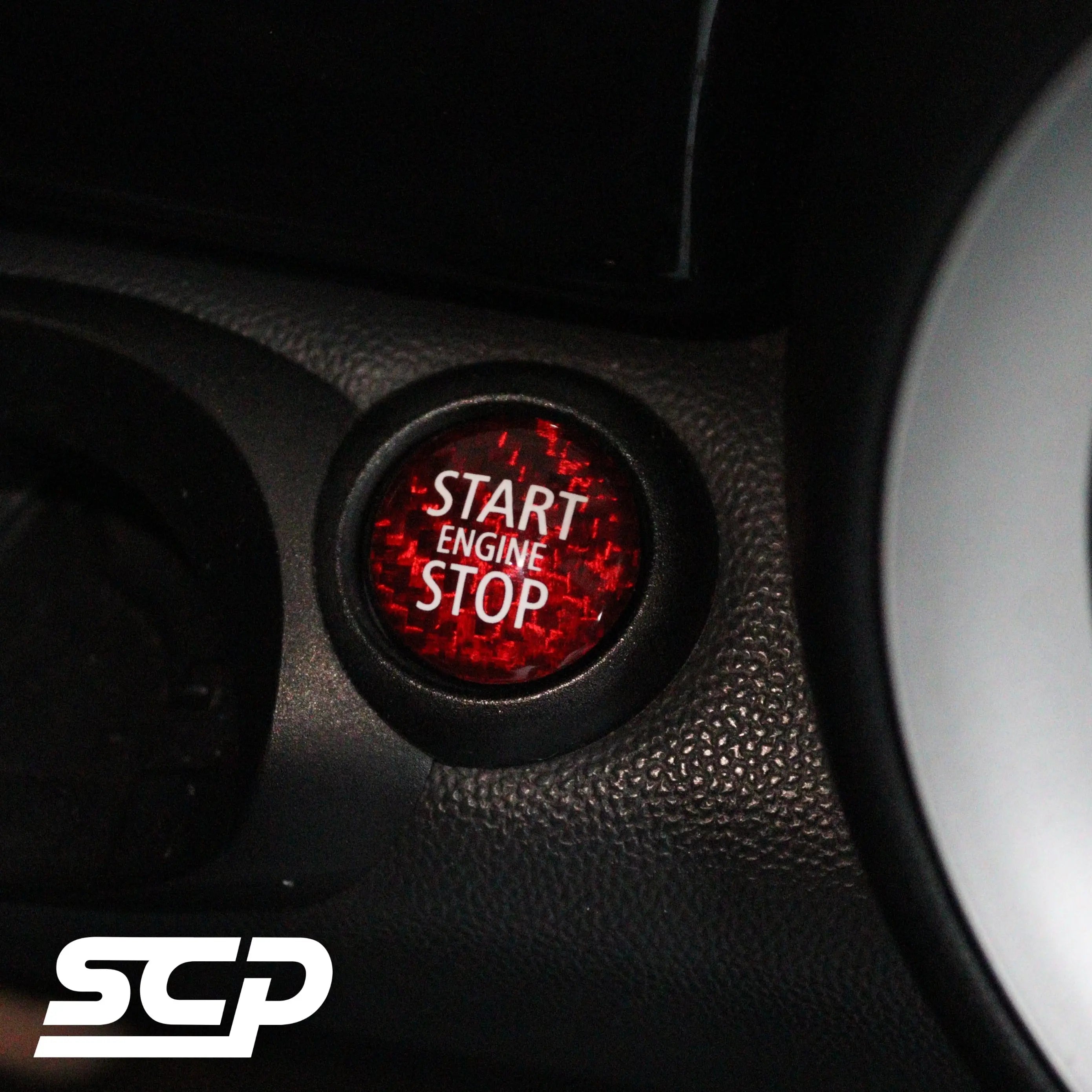 MINI R-Series Carbon Start/Stop Button Cover - SCP Automotive