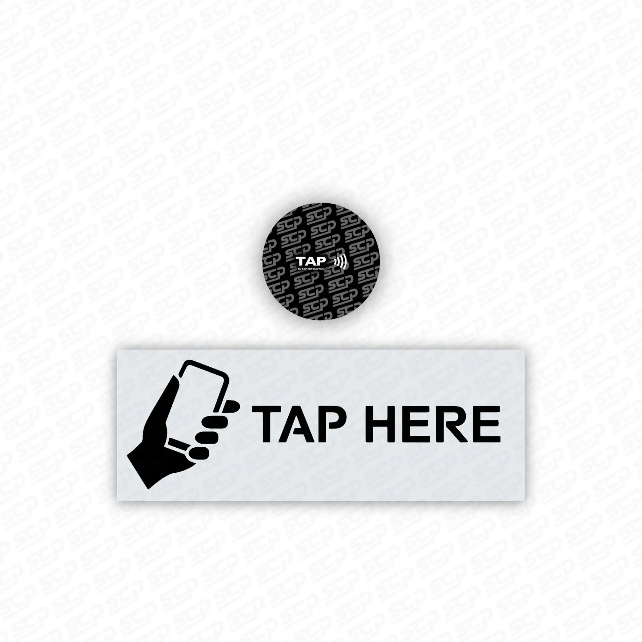 TAP - NFC Tag SCP Automotive Gloss-Black-Left-TAP