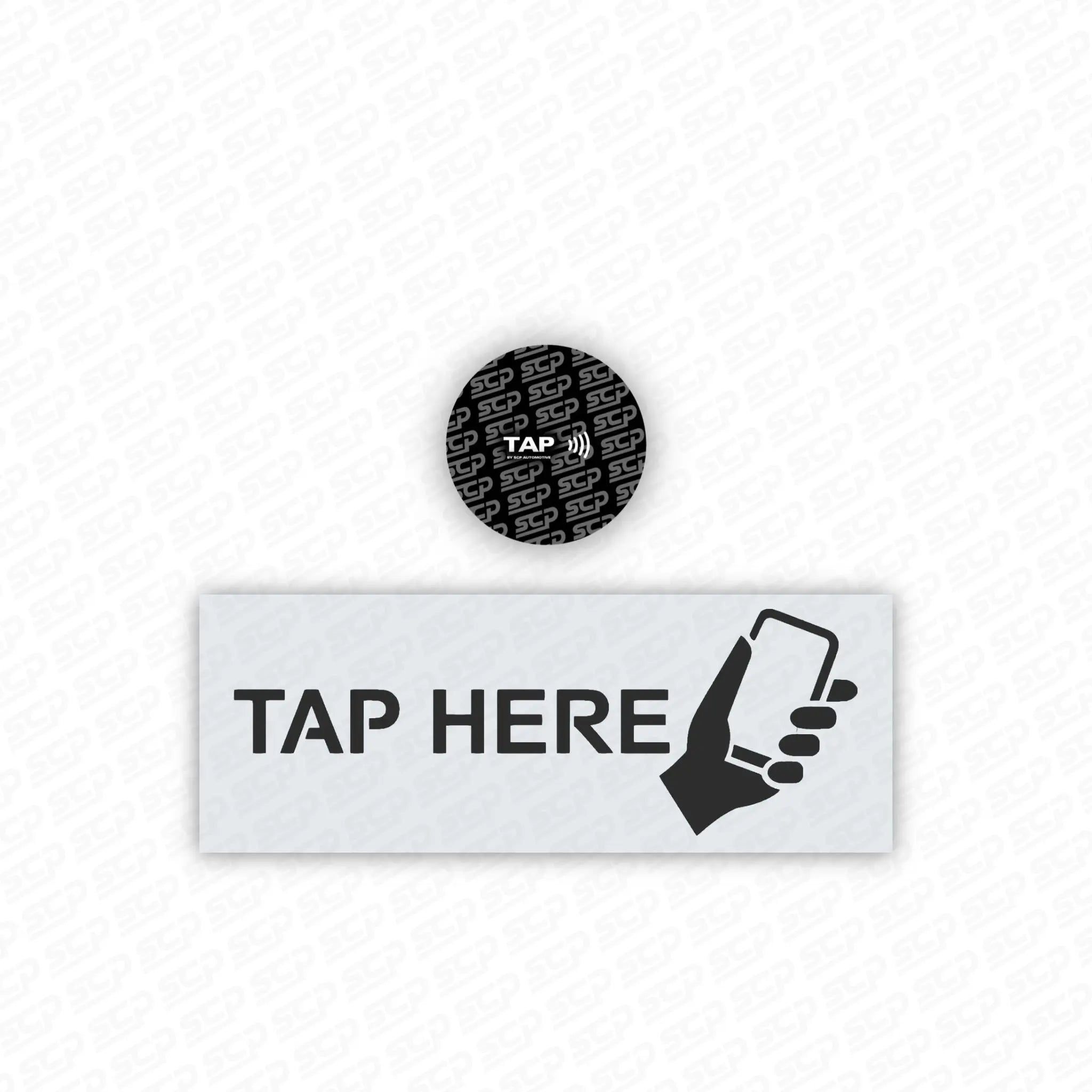 TAP - NFC Tag SCP Automotive Matte-Black-Right-TAP