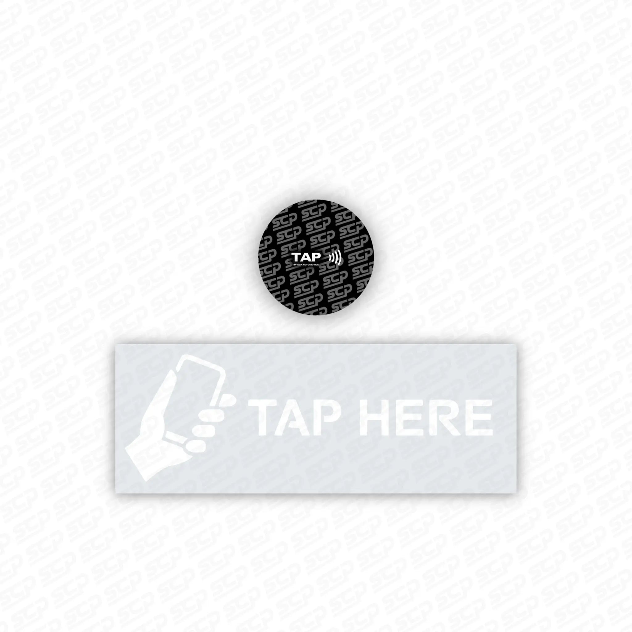TAP - NFC Tag SCP Automotive White-Left-TAP
