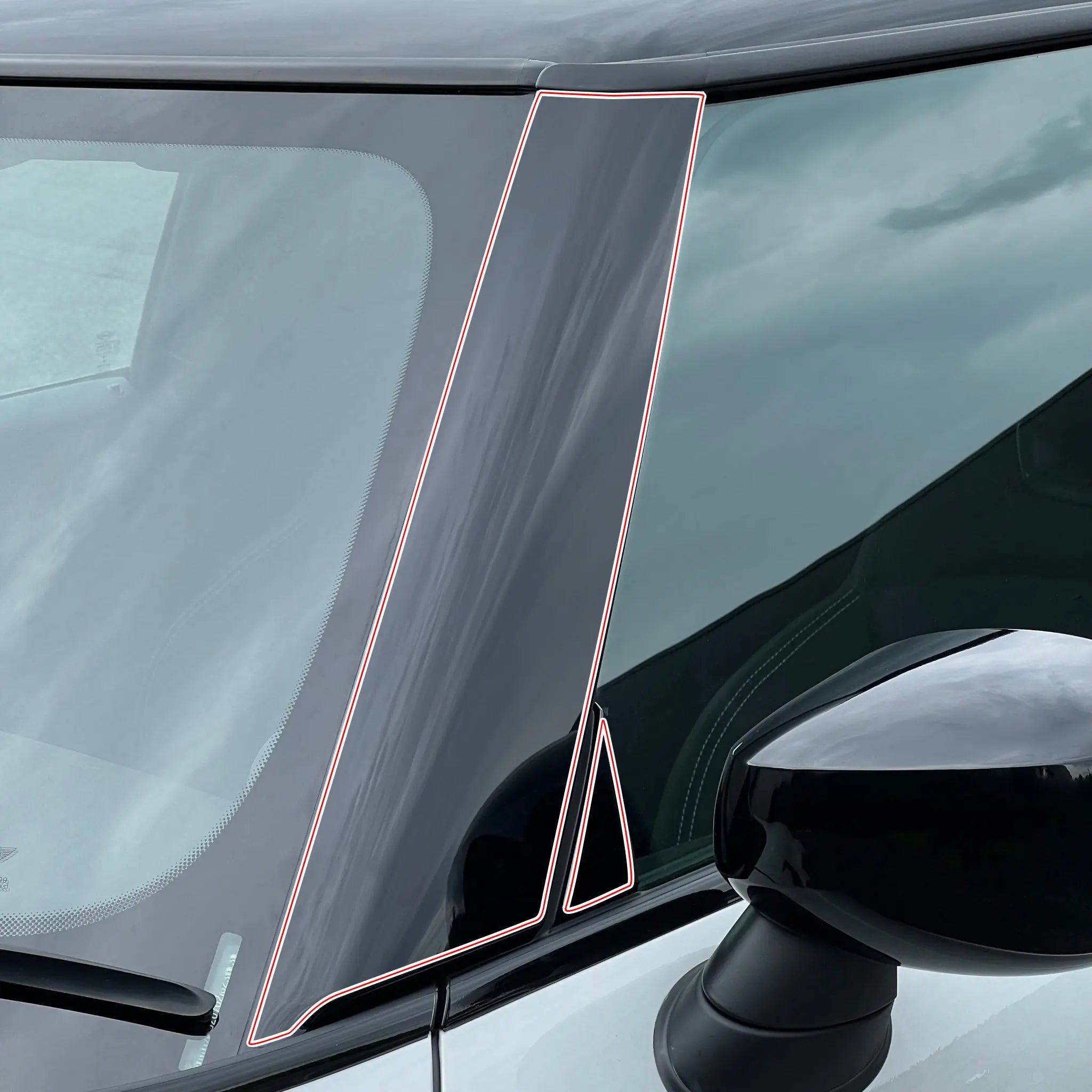 MINI F-Series Front and Rear Pillar Paint Protection Film Set (PPF)