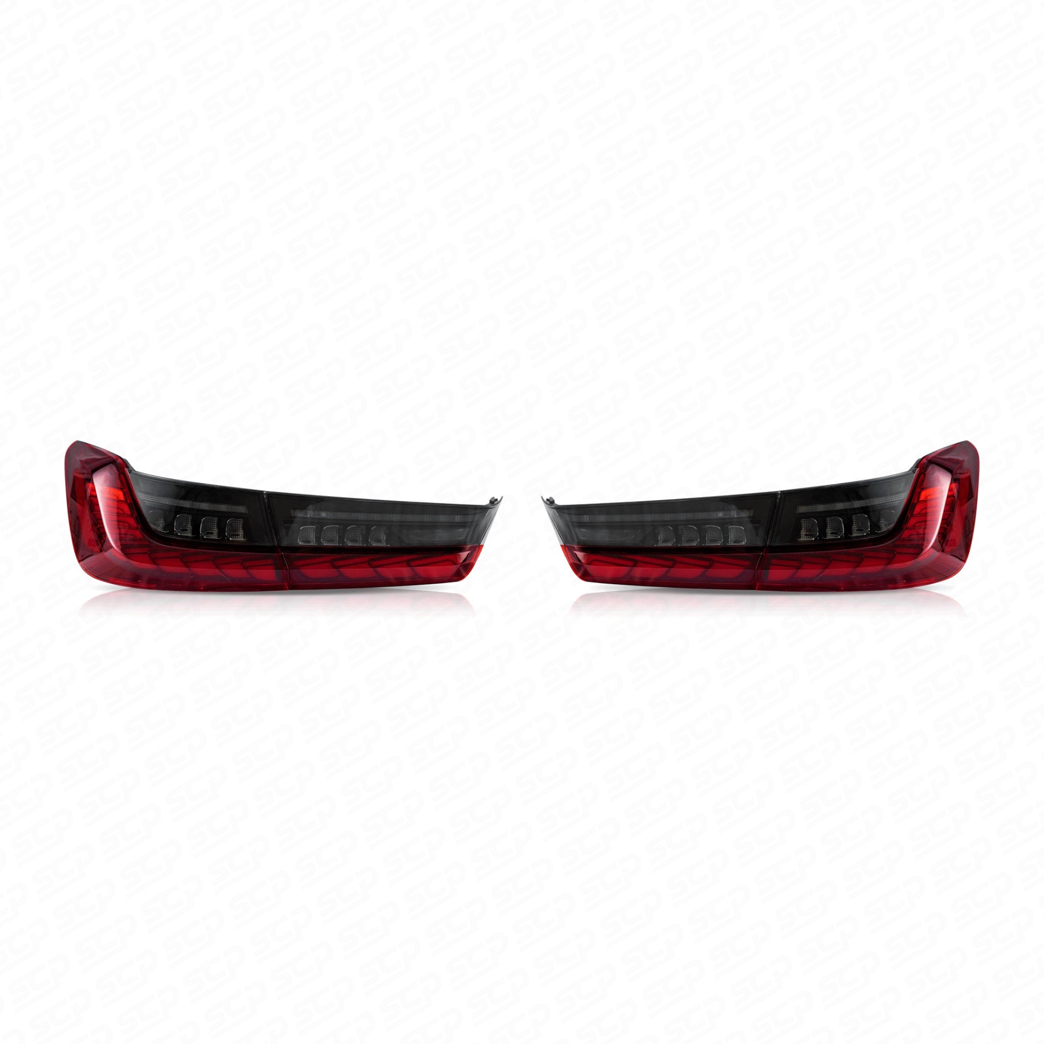 BMW 3-Series G20 G80 M3 OLED LED Rear Taillights – Red with Dragon Scale DRL VLAND