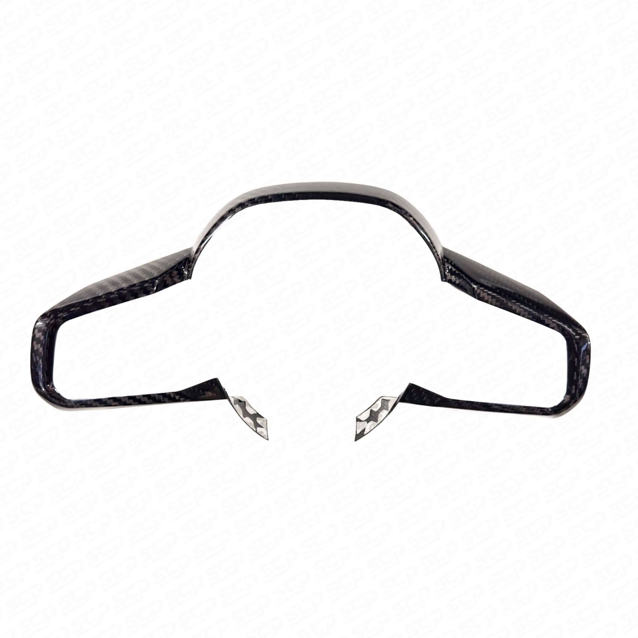 BMW G-Series LCI Carbon Fibre Steering Wheel Trim Spoke Cover SCP Automotive