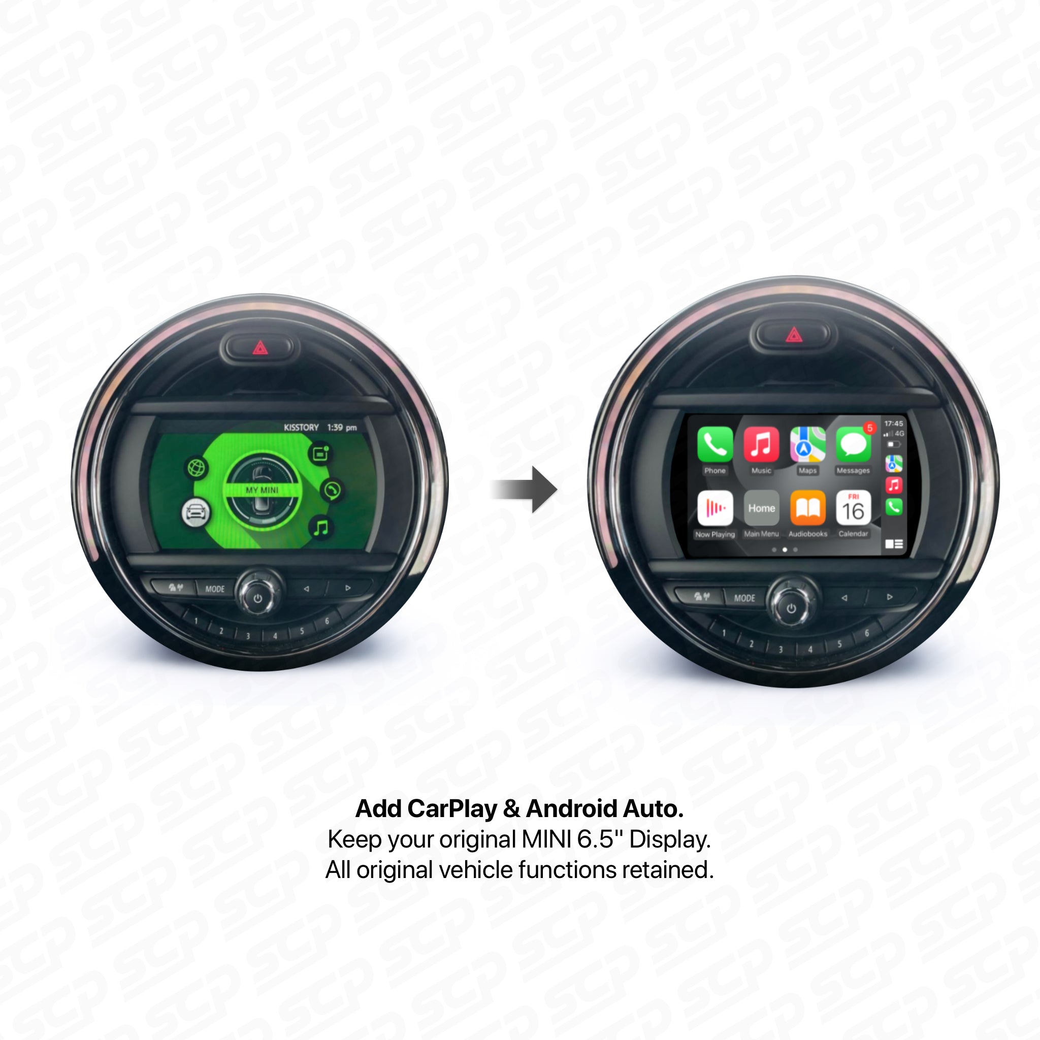 MINI F-Series BIS01 CarPlay / Android Auto Retrofit Module SCP Automotive