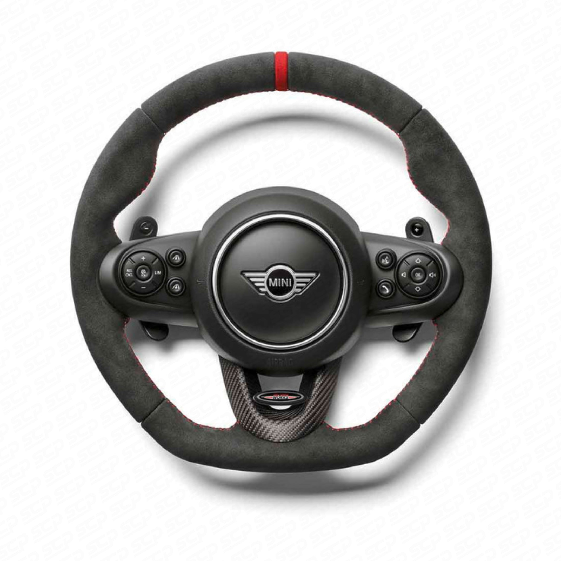 MINI F-Series JCW Pro Flat Bottom Alcantara Steering Wheel