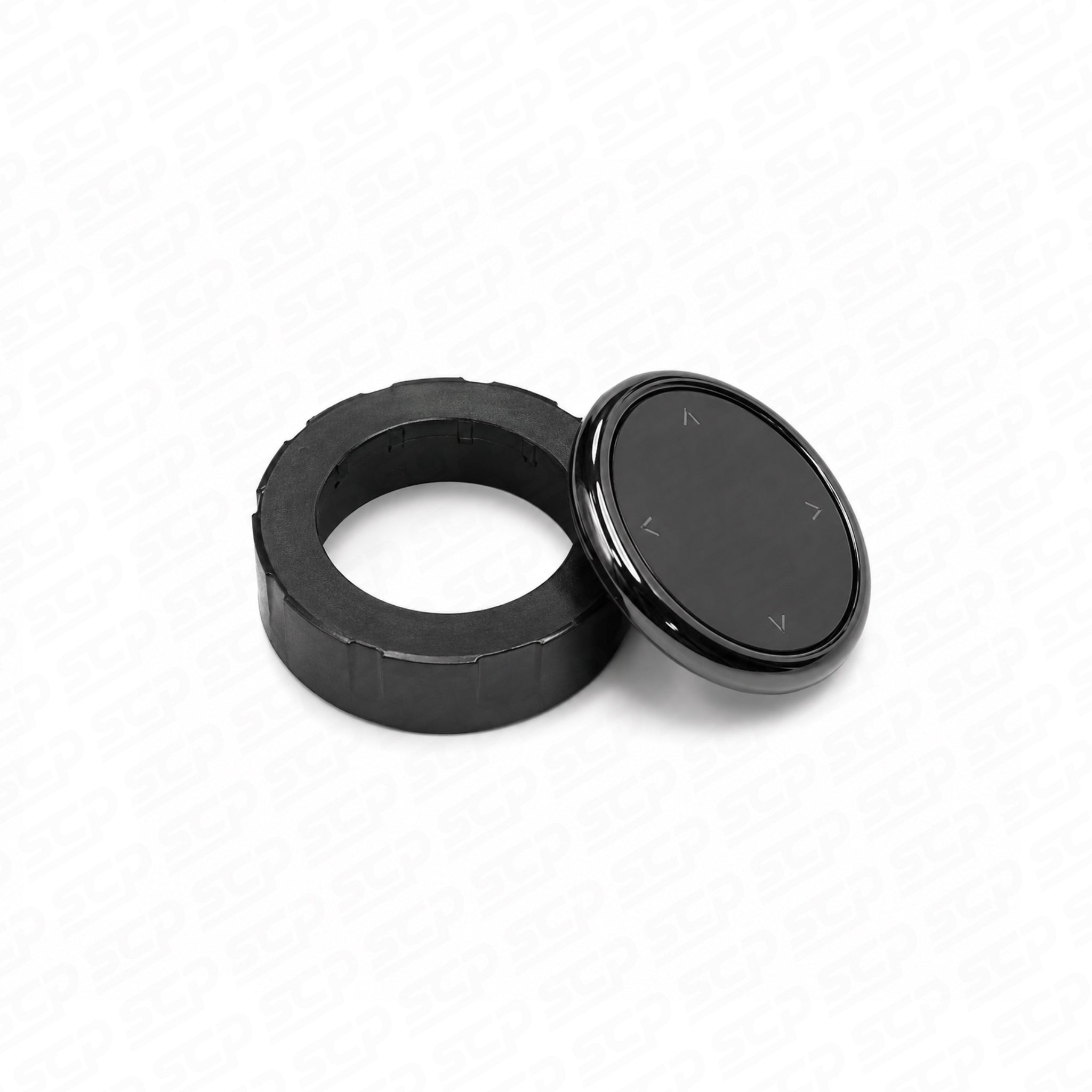 BMW Black Chrome iDrive Controller Button SCP Automotive