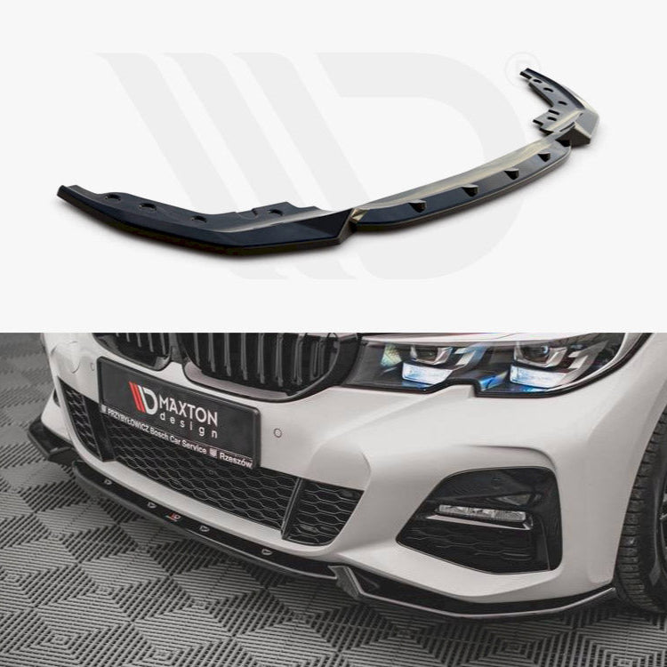 BMW G20 / G21 M-Sport Front Splitter V.4 – Gloss Black