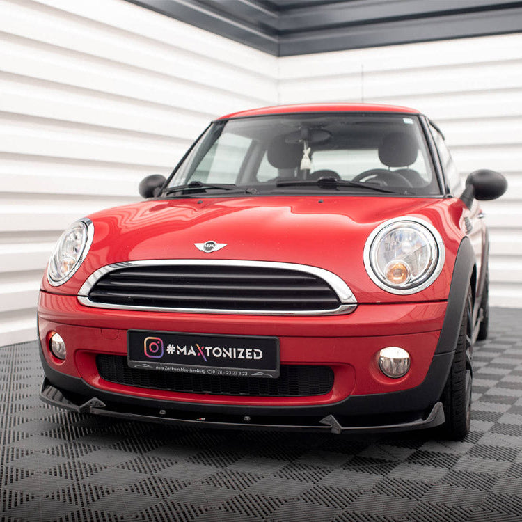 MINI R56 One / Cooper Front Splitter – Gloss Black