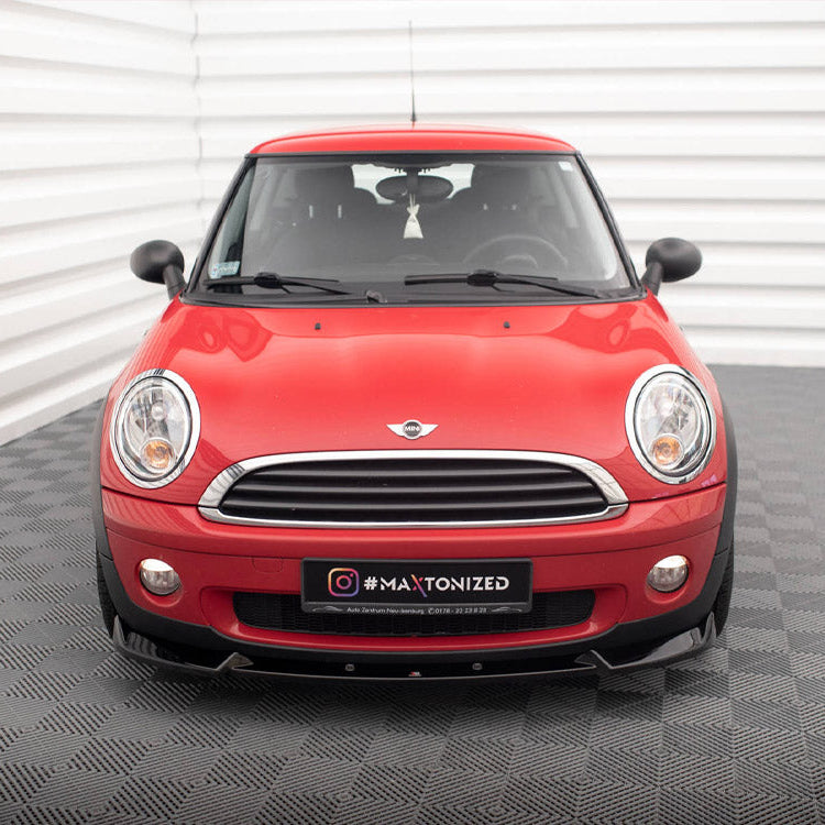 MINI R56 One / Cooper Front Splitter – Gloss Black