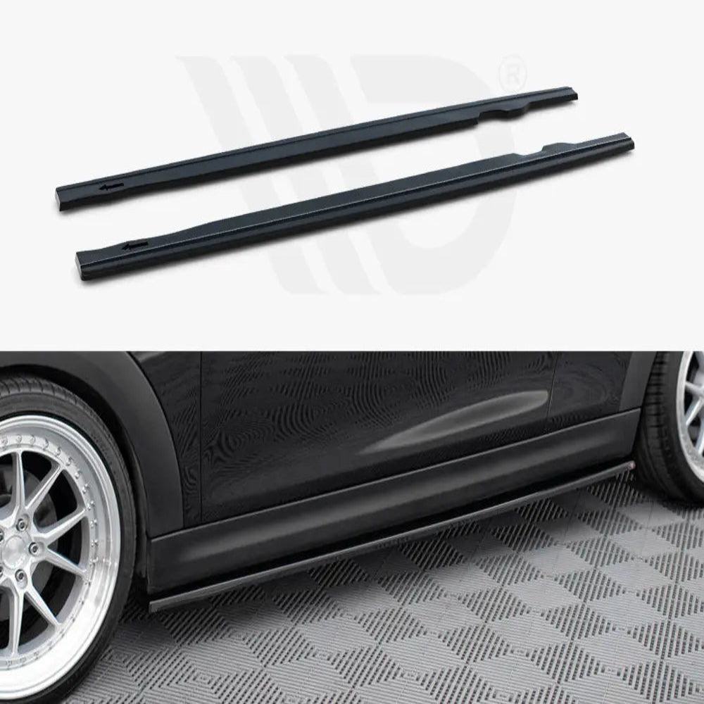 MINI F-Series F56 Cooper S Side Skirt Diffusers – Gloss Black